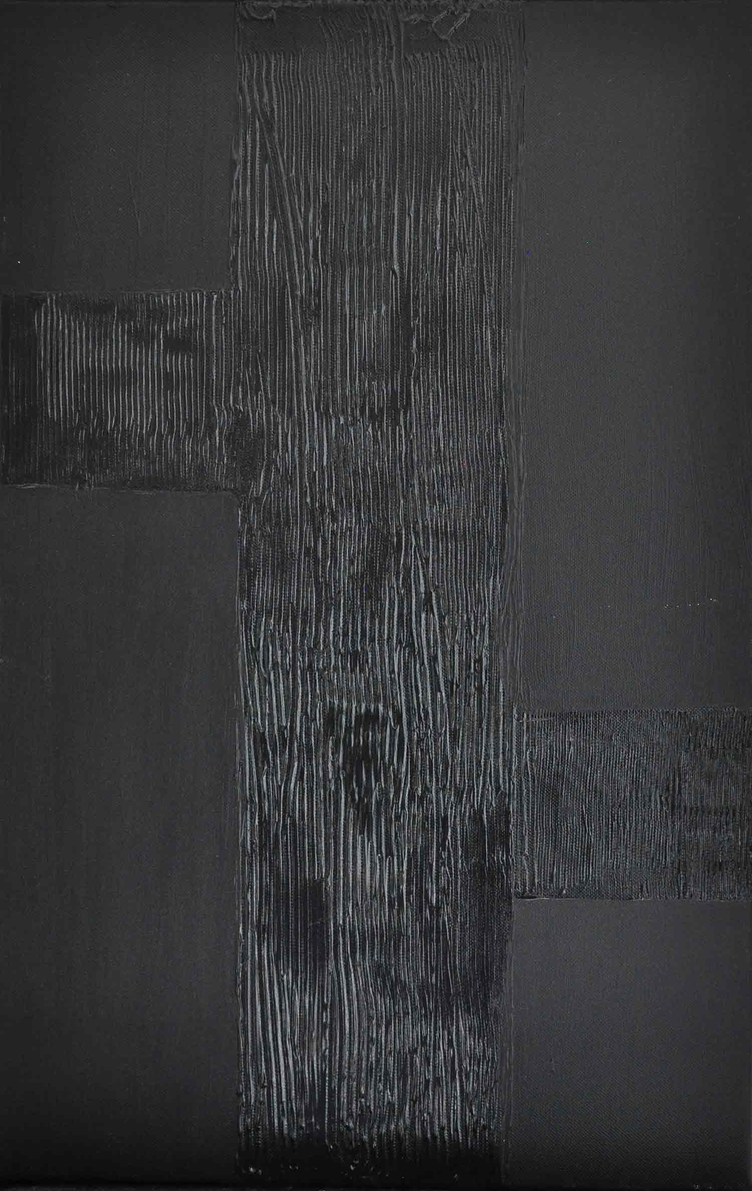 Bridg', All black, peinture - Galerie de vente et d’achat d’art contemporain en ligne Artalistic