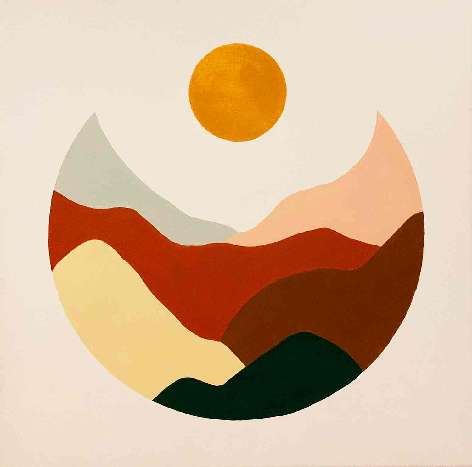 Julie Rosier, Clair de lune, peinture - Galerie de vente et d’achat d’art contemporain en ligne Artalistic