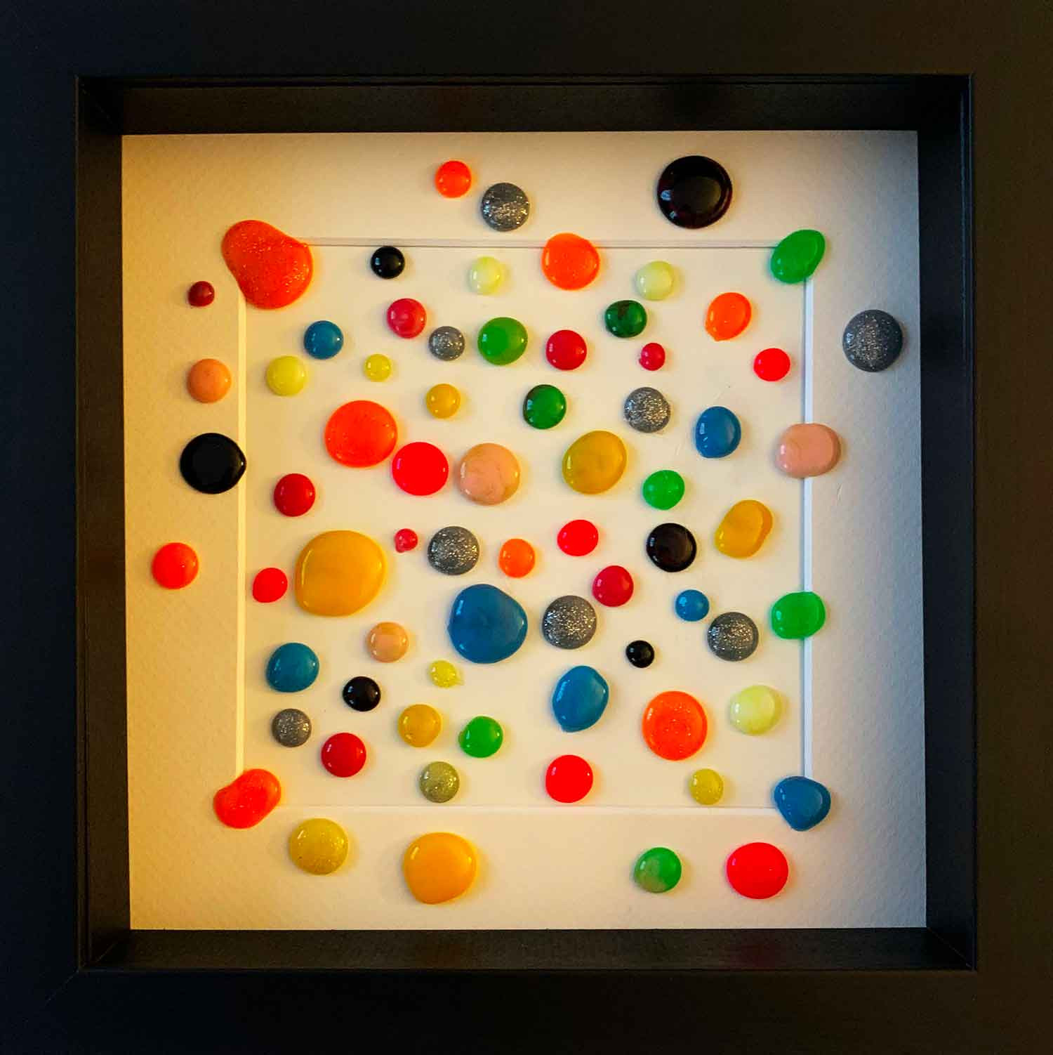 Rose, color blobs, peinture - Galerie de vente et d’achat d’art contemporain en ligne Artalistic