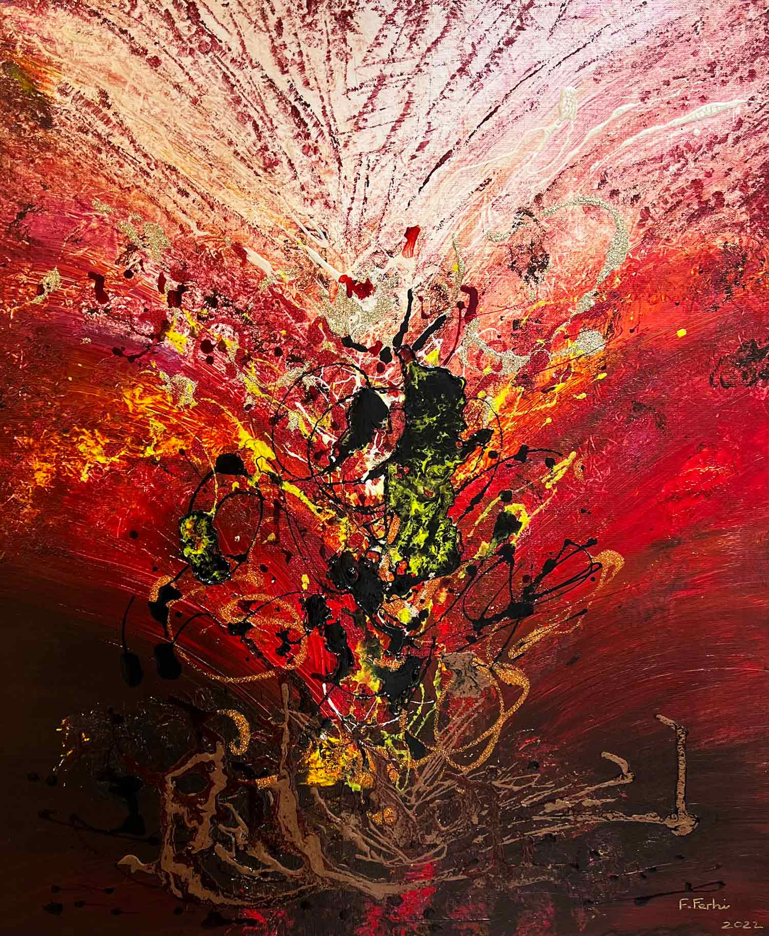 Fady Ferhi, Un matin d'automne, peinture - Galerie de vente et d’achat d’art contemporain en ligne Artalistic
