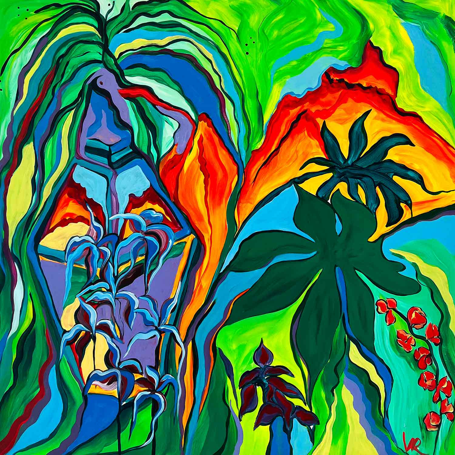 Valérie Riou, A corner of my life, peinture - Galerie de vente et d’achat d’art contemporain en ligne Artalistic