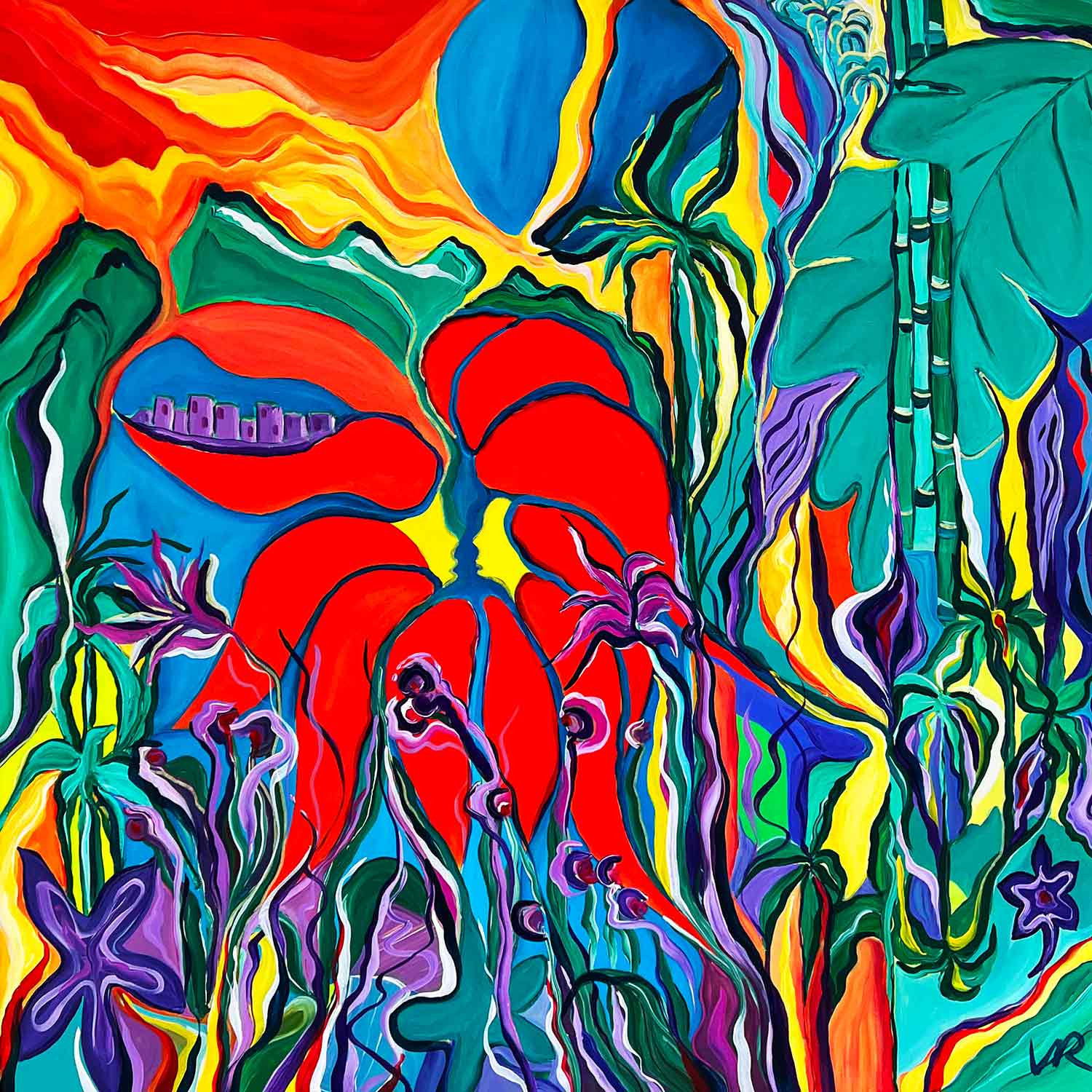 Valérie Riou, J'ai fait un rêve, peinture - Galerie de vente et d’achat d’art contemporain en ligne Artalistic