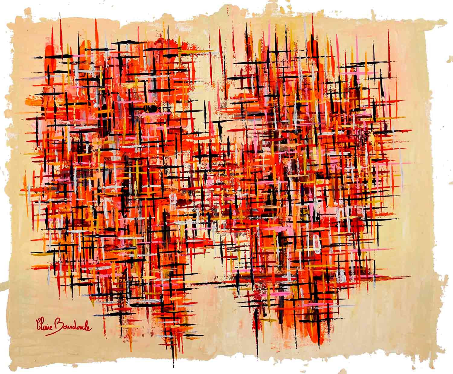 Claire Bourdoncle, sans titre, peinture - Galerie de vente et d’achat d’art contemporain en ligne Artalistic