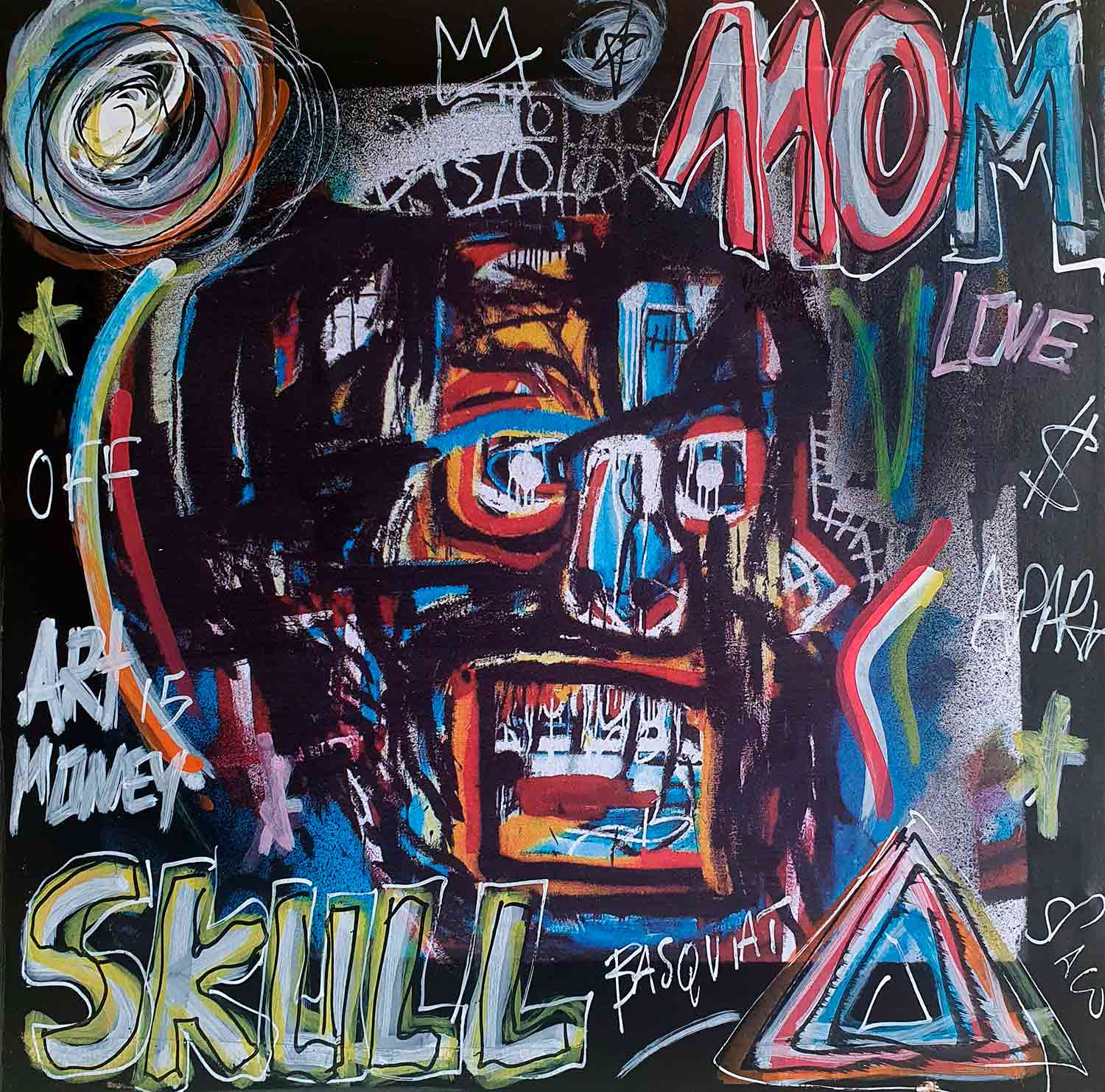 Spaco, 110M Basquiat, peinture - Galerie de vente et d’achat d’art contemporain en ligne Artalistic