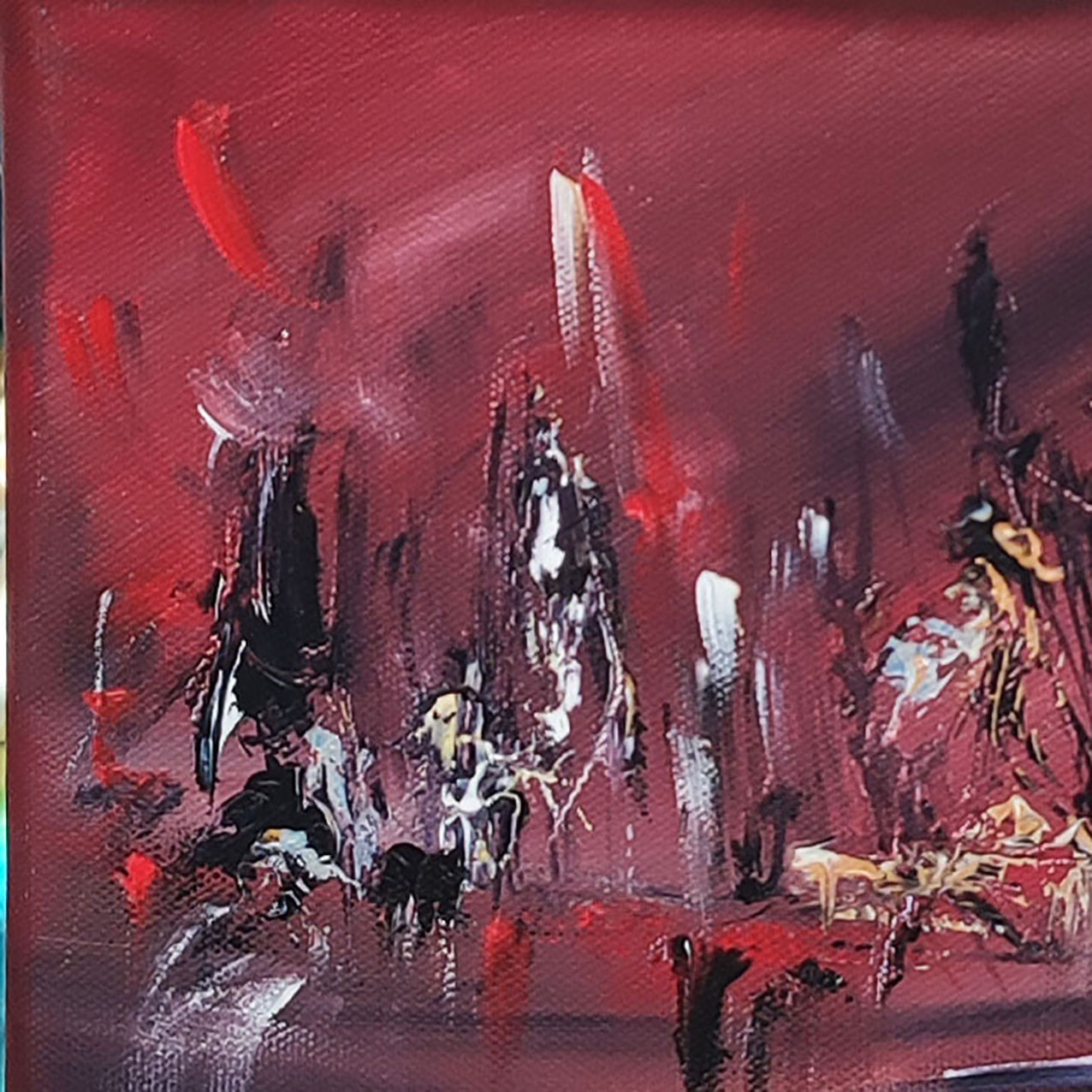 Âme Sauvage, L'oiseau des laves, peinture - Galerie de vente et d’achat d’art contemporain en ligne Artalistic