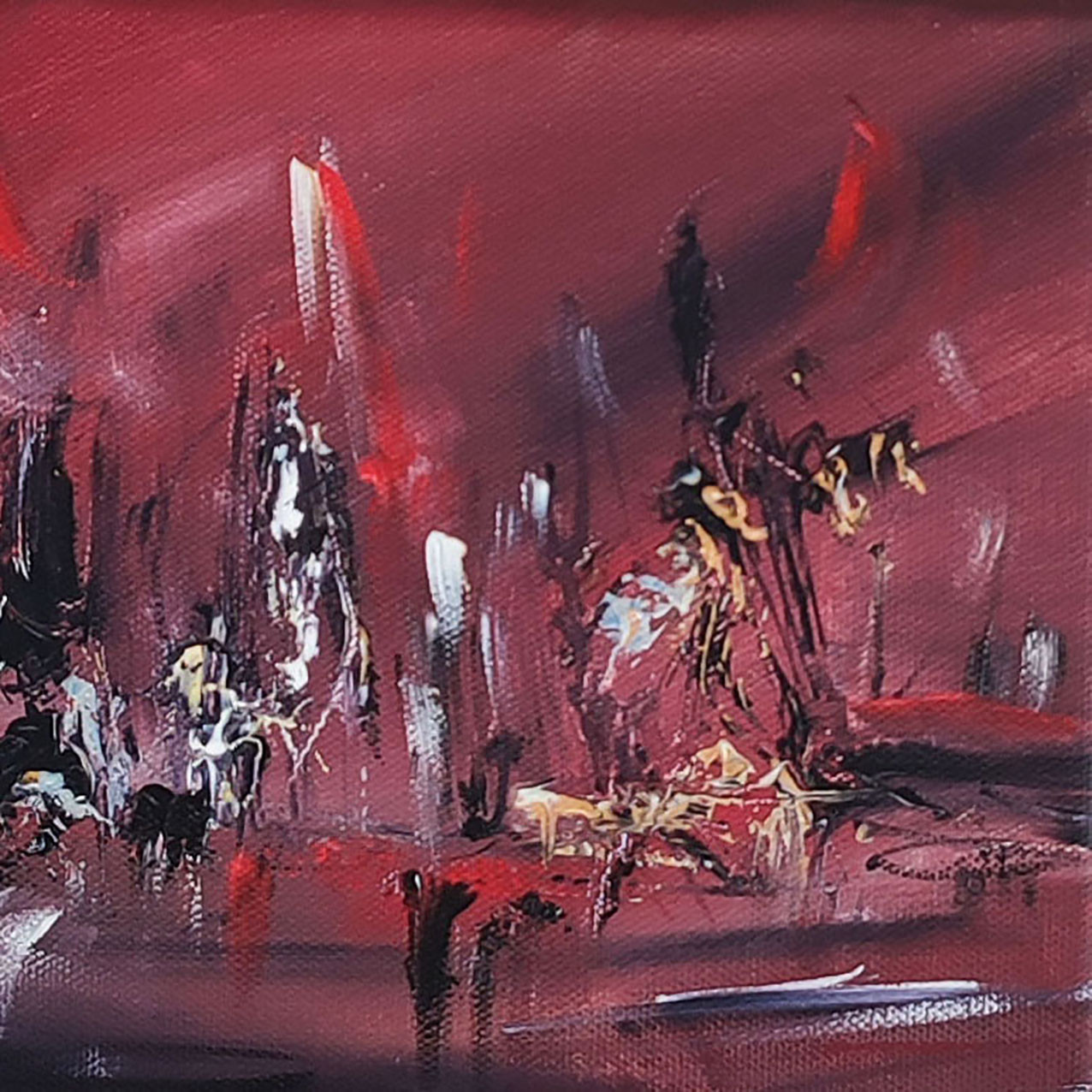 Âme Sauvage, L'oiseau des laves, peinture - Galerie de vente et d’achat d’art contemporain en ligne Artalistic