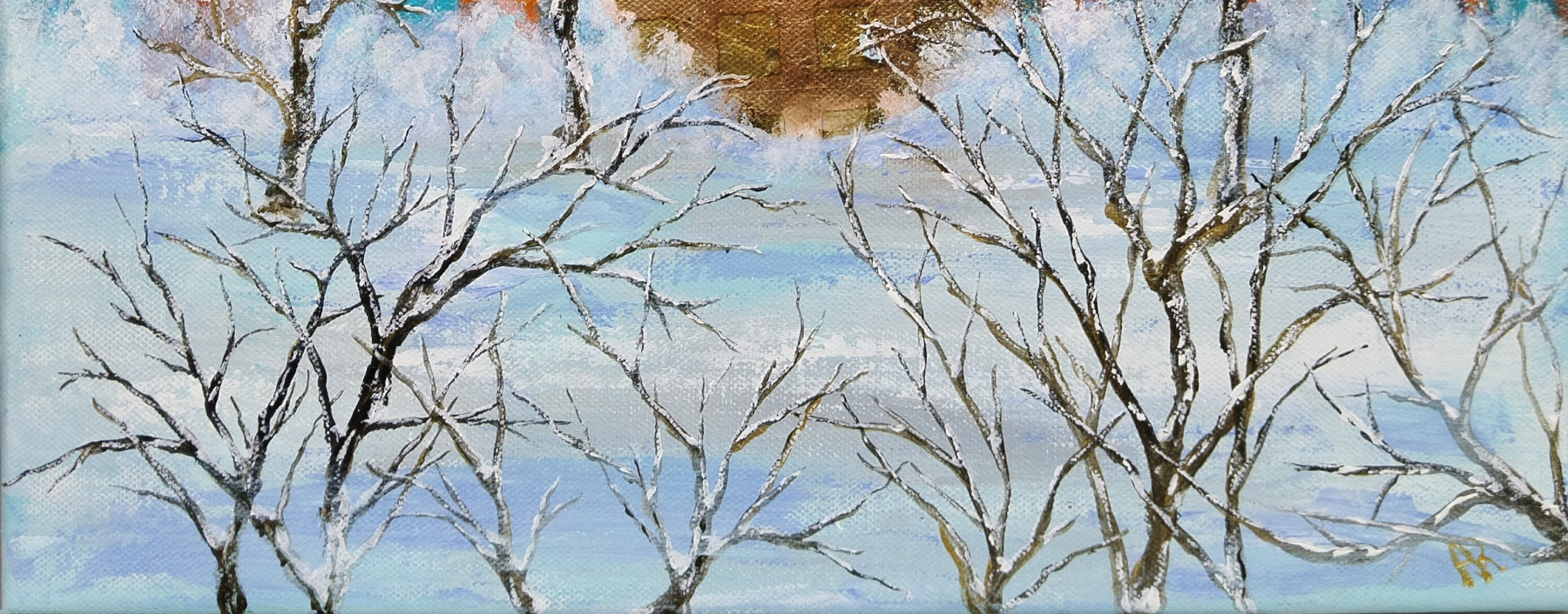 Anne Robin, Petite neige, peinture - Galerie de vente et d’achat d’art contemporain en ligne Artalistic