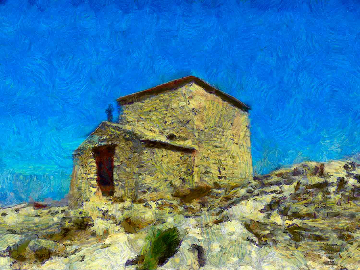 Jean-Louis Bouzou, Chapelle du Saint-Pilon, photo - Galerie de vente et d’achat d’art contemporain en ligne Artalistic