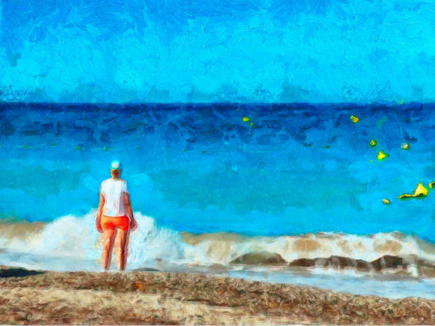 Jean-Louis Bouzou, Face à la mer, photo - Galerie de vente et d’achat d’art contemporain en ligne Artalistic