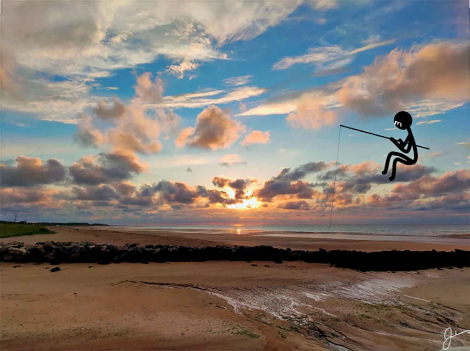 Jia Li, Pêcheur des nuages normands, photo - Galerie de vente et d’achat d’art contemporain en ligne Artalistic