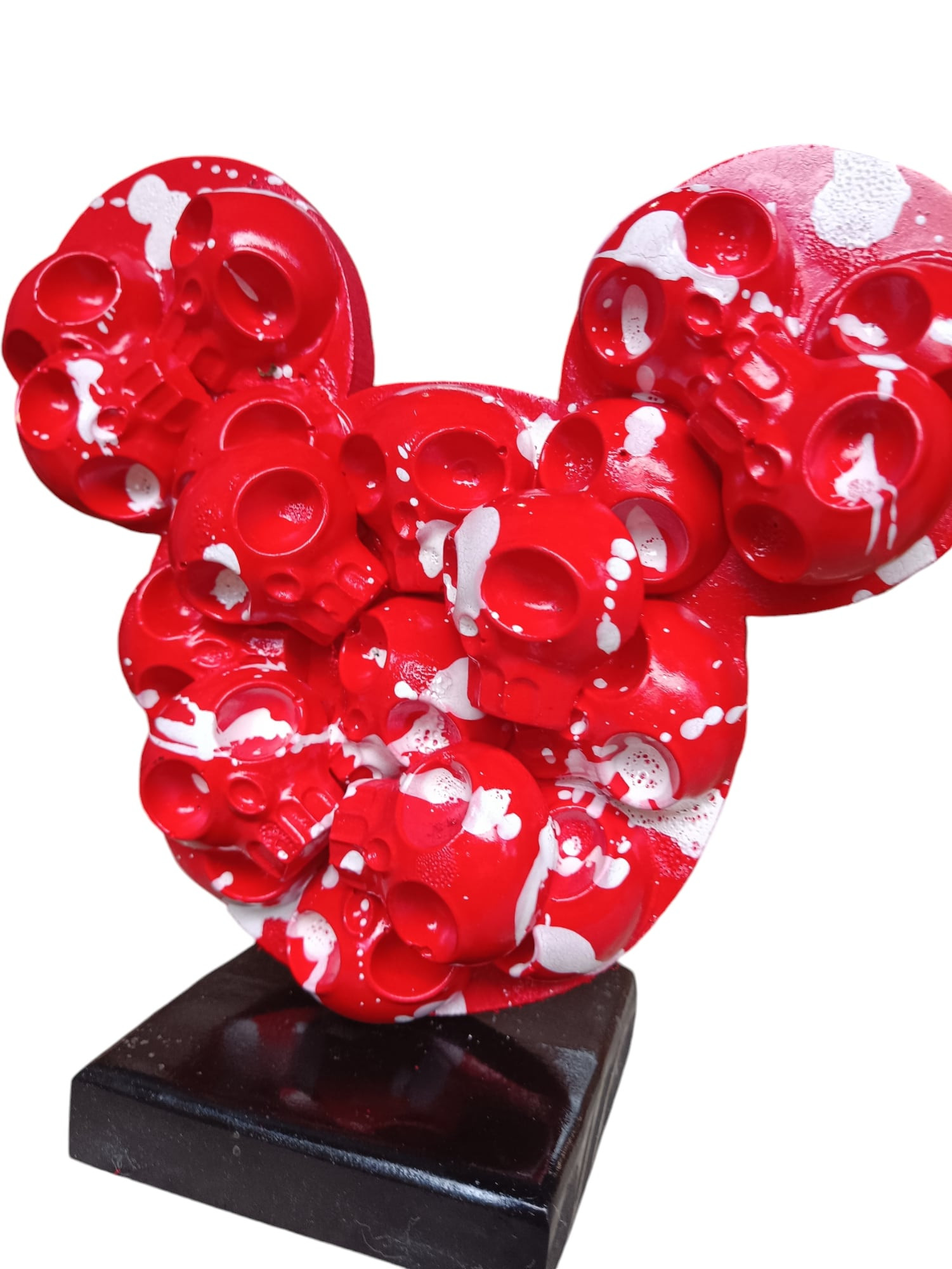 VL, Mickey skull, sculpture - Galerie de vente et d’achat d’art contemporain en ligne Artalistic