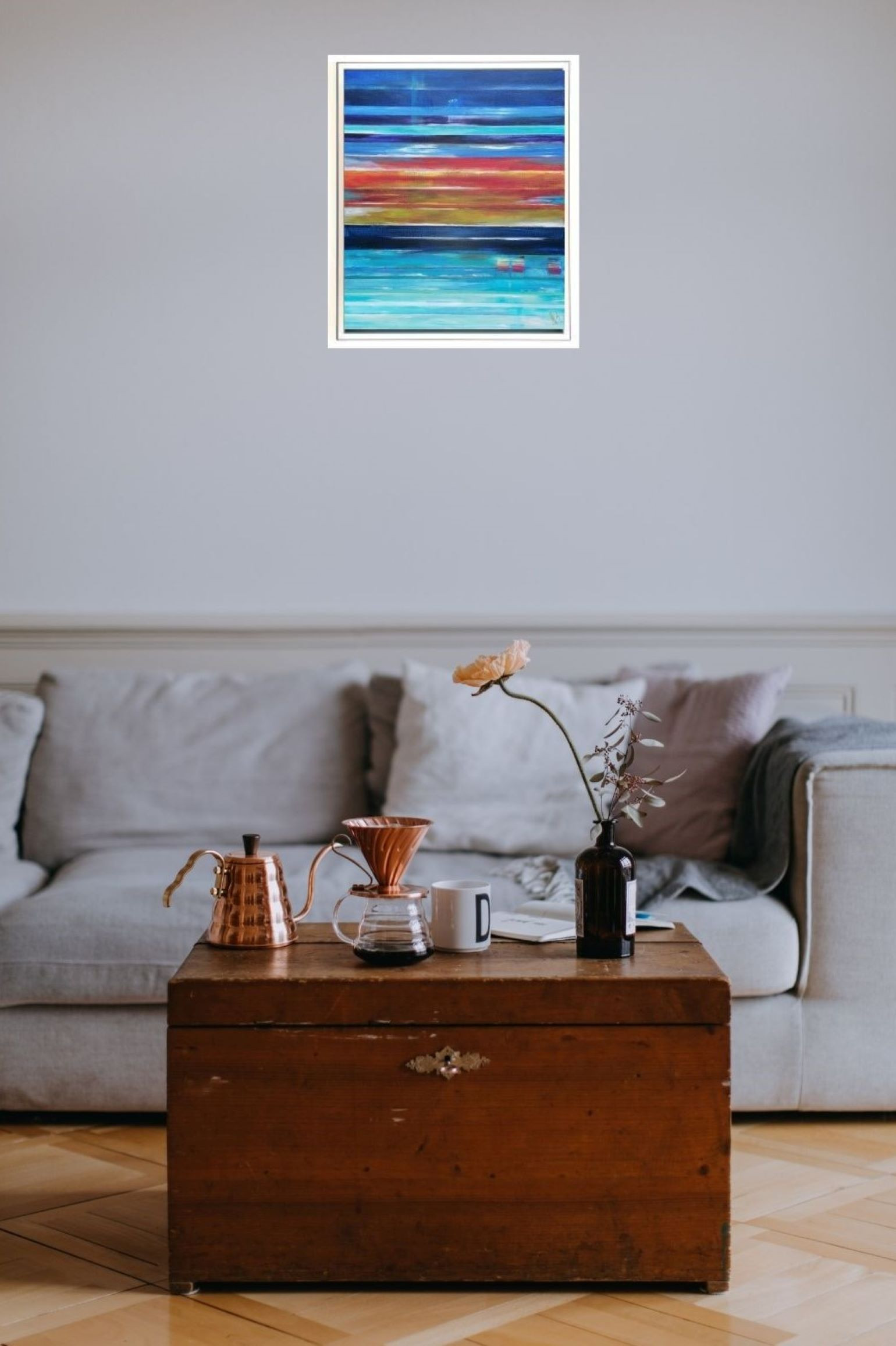 Anne Robin, Reflets, peinture - Galerie de vente et d’achat d’art contemporain en ligne Artalistic