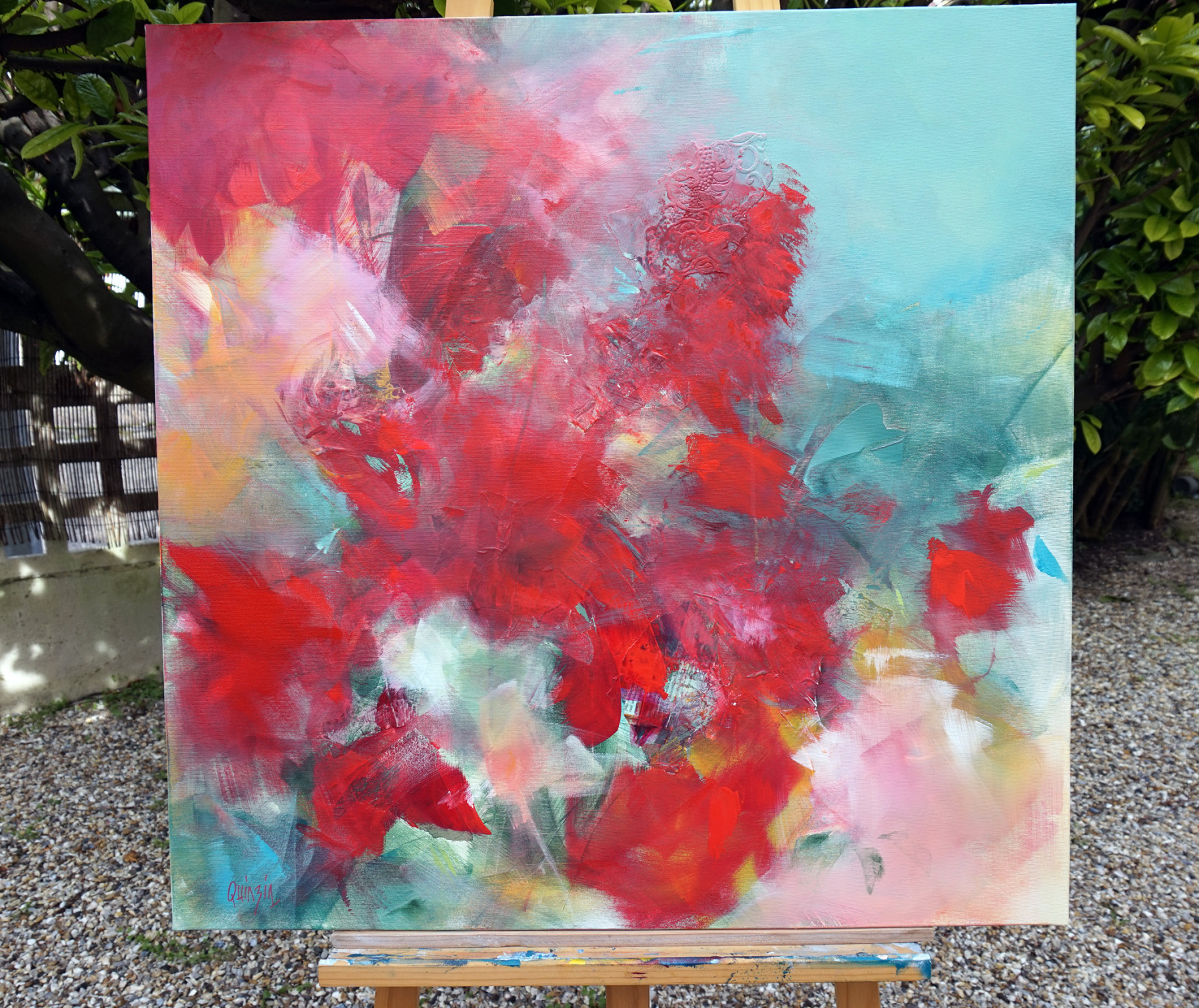 Marianne Quinzin, Tropicales, peinture - Galerie de vente et d’achat d’art contemporain en ligne Artalistic