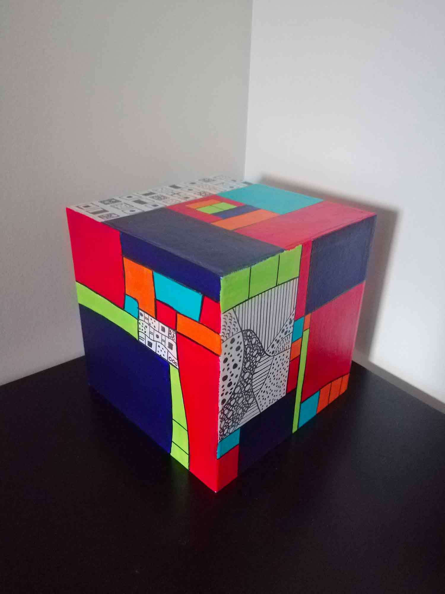 Carole Carpier, The cube, sculpture - Galerie de vente et d’achat d’art contemporain en ligne Artalistic