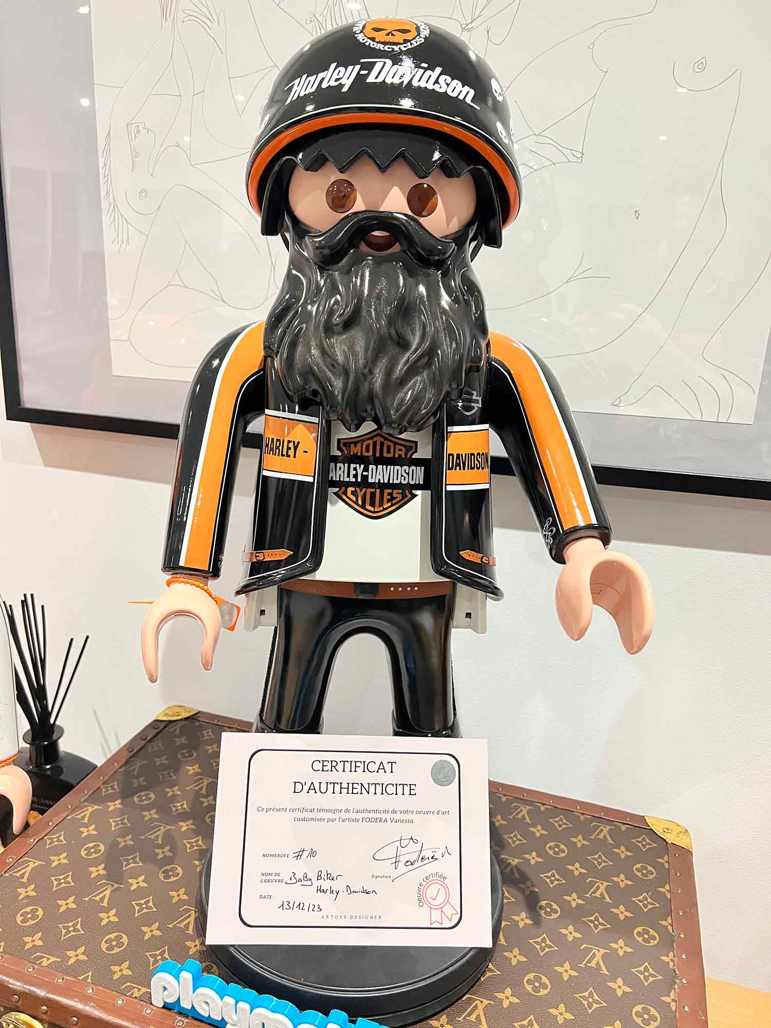 Veuve Clicquot Playmobil Xxl By Vanessa , Sculpture by Vanessa