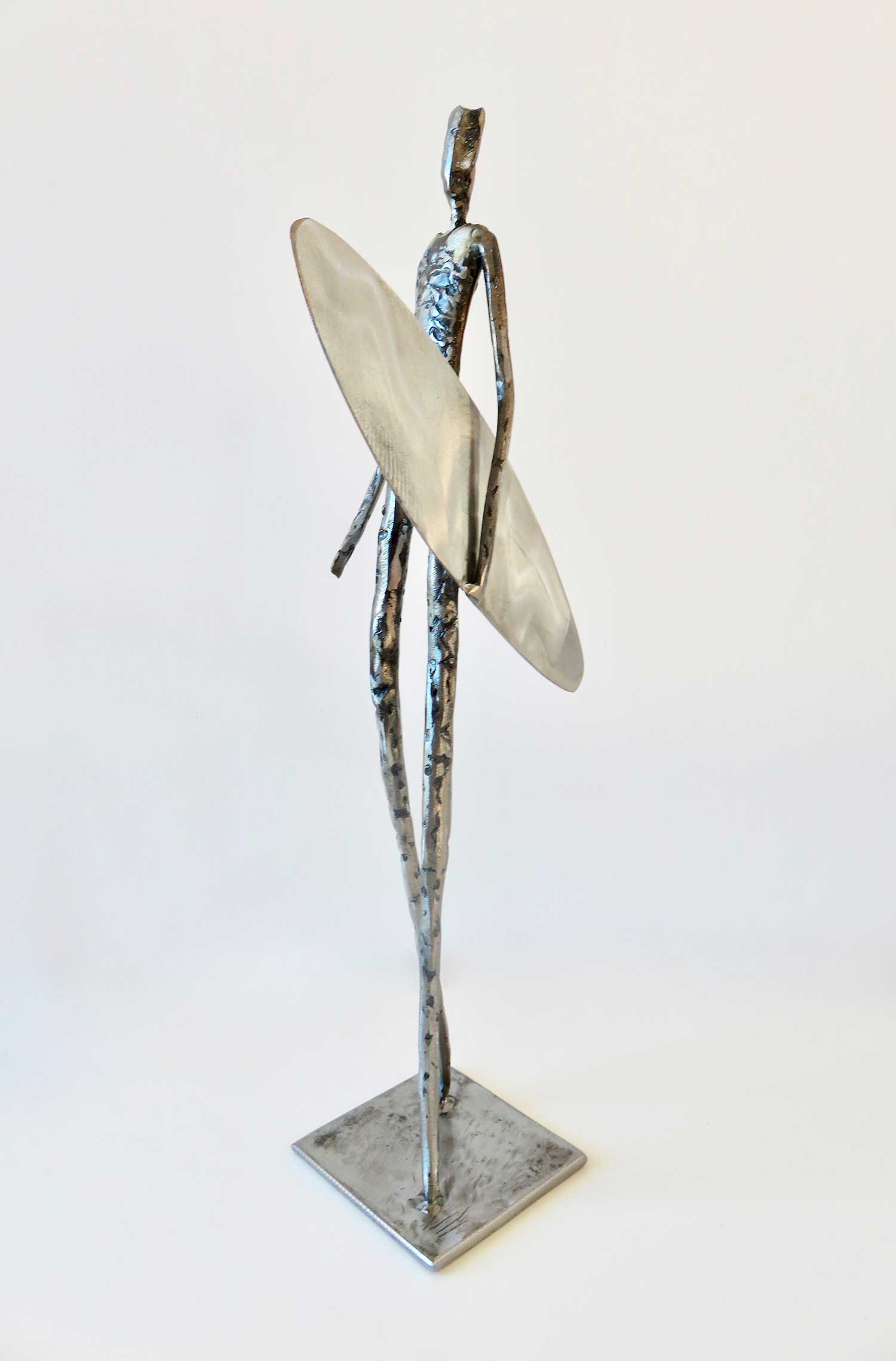 Oeuvre d'art contemporain - Sculpture en métal - Surfeur - Martinez