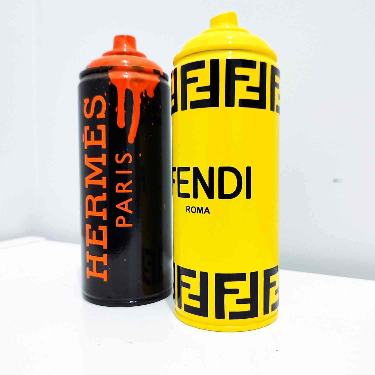 This is not a toy, Hermès et Fendi Spraypaints, sculpture - Galerie de vente et d’achat d’art contemporain en ligne Artalistic