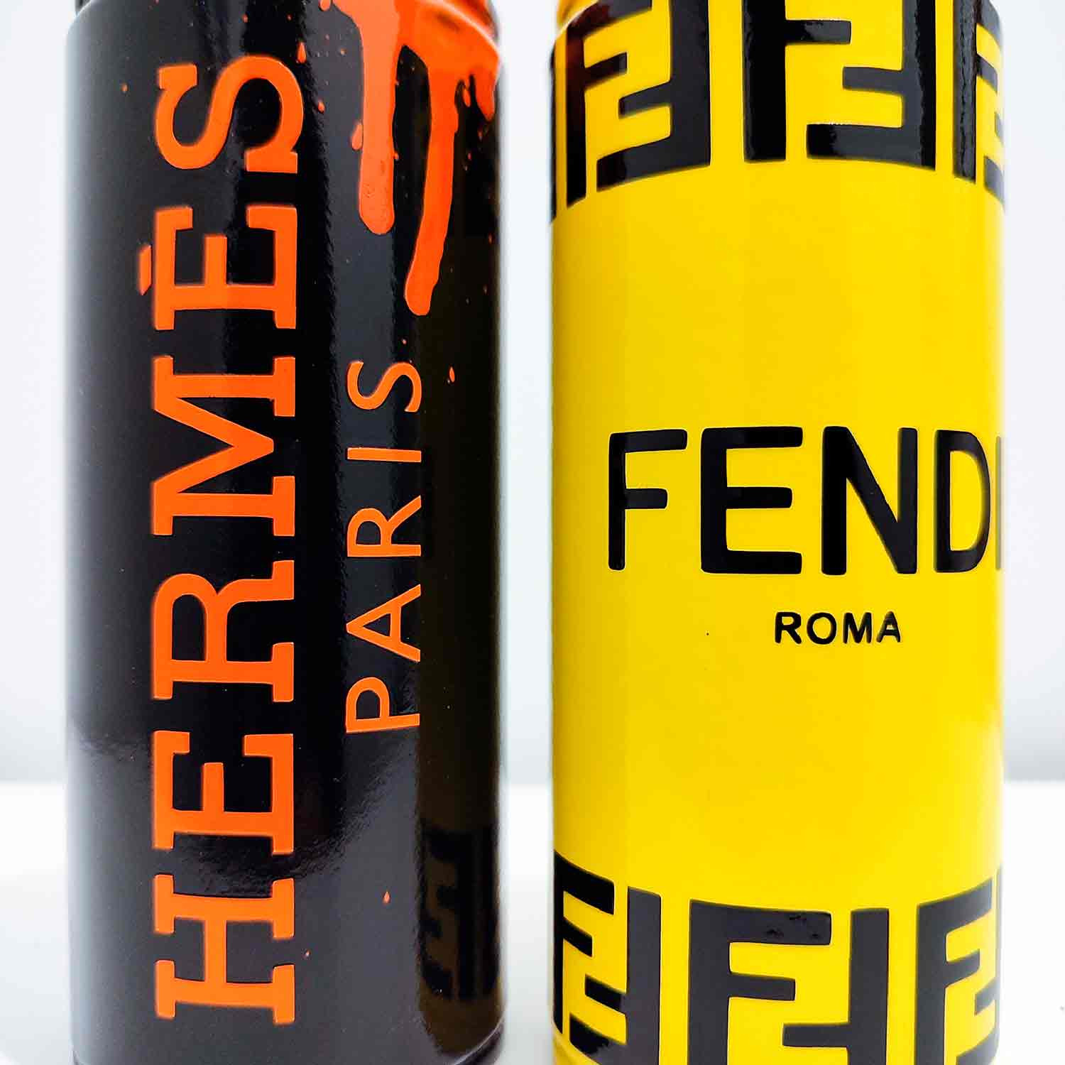 This is not a toy, Hermès et Fendi Spraypaints, sculpture - Galerie de vente et d’achat d’art contemporain en ligne Artalistic