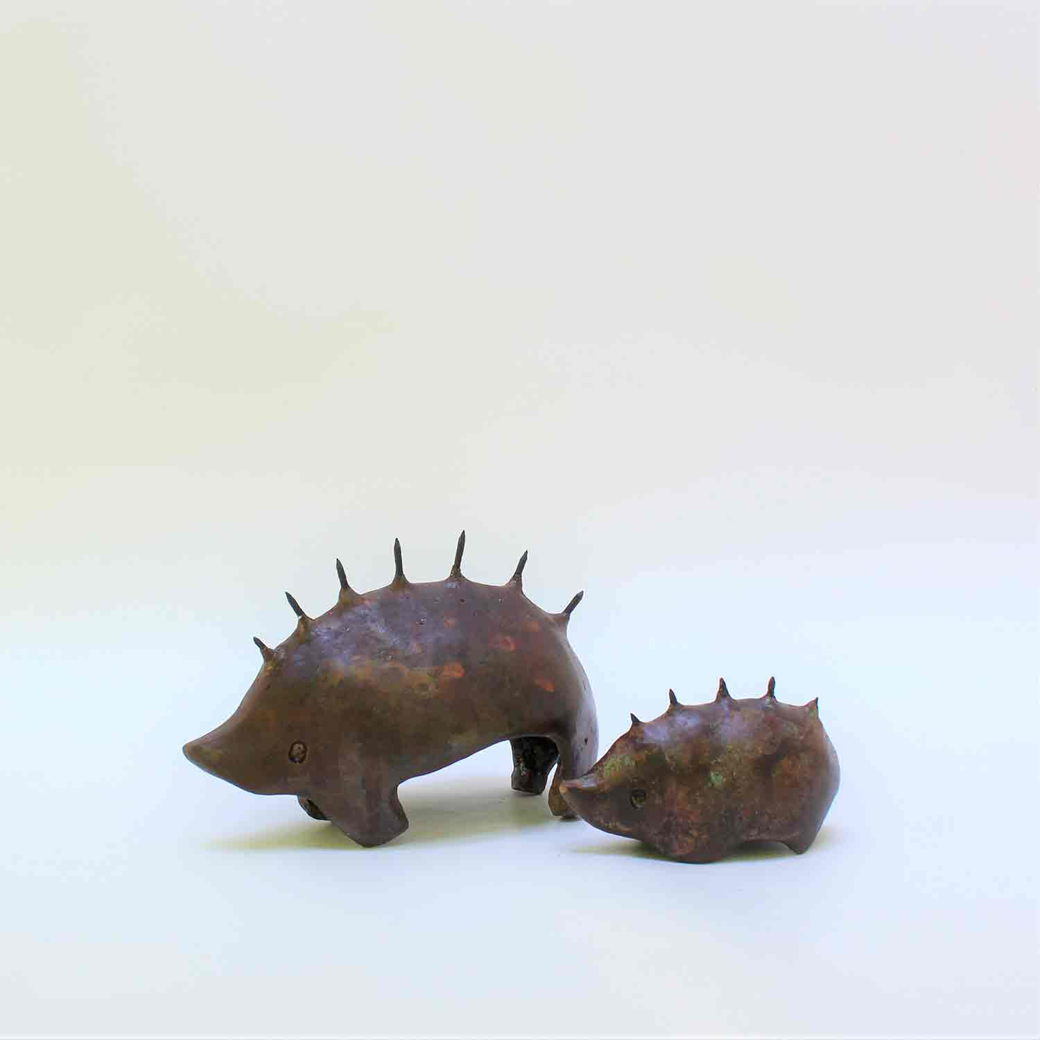 Didier Fournier, Hérissons, sculpture - Galerie de vente et d’achat d’art contemporain en ligne Artalistic