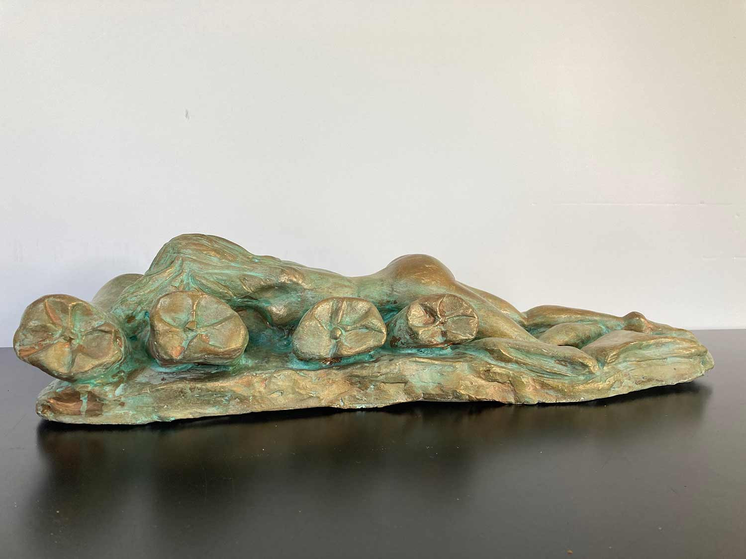 Jean-Luc Céléreau de Clercq, Femme allongée, Sculpture - Galerie de vente et d’achat d’art contemporain en ligne Artalistic