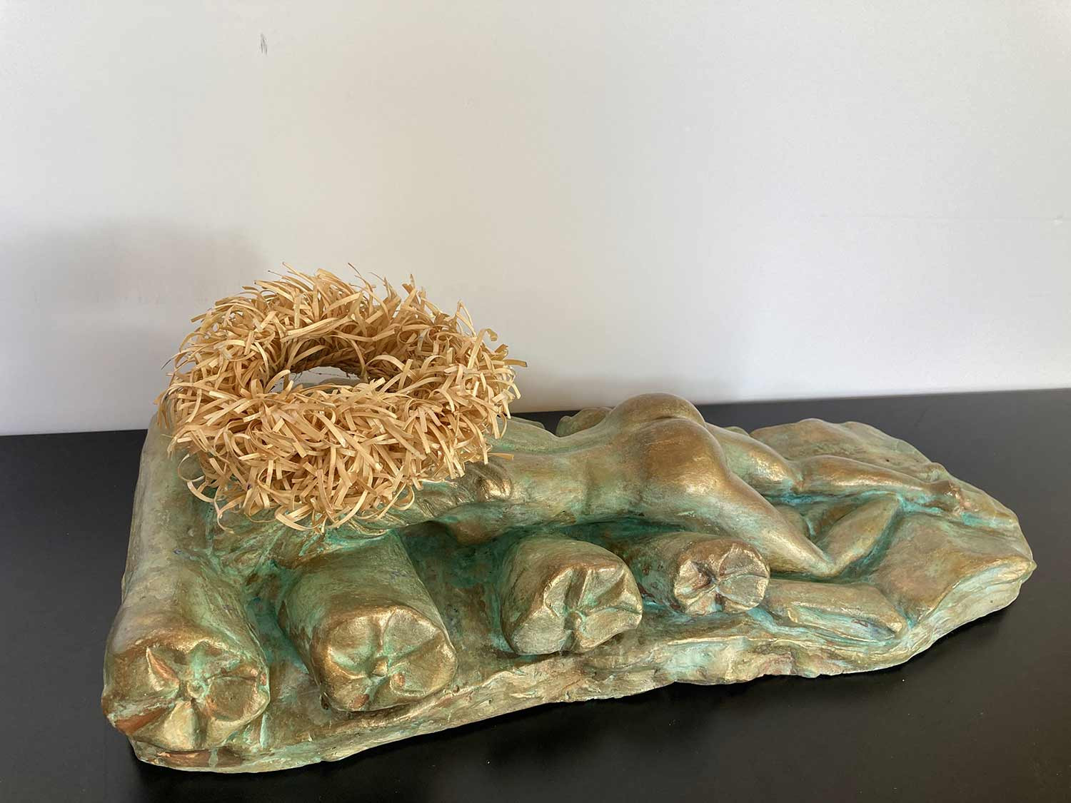 Jean-Luc Céléreau de Clercq, Femme allongée, Sculpture - Galerie de vente et d’achat d’art contemporain en ligne Artalistic