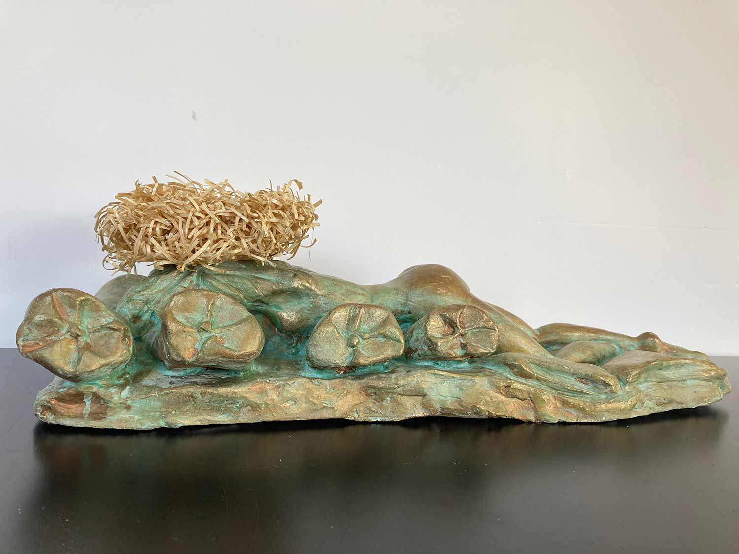 Jean-Luc Céléreau de Clercq, Femme allongée, Sculpture - Galerie de vente et d’achat d’art contemporain en ligne Artalistic