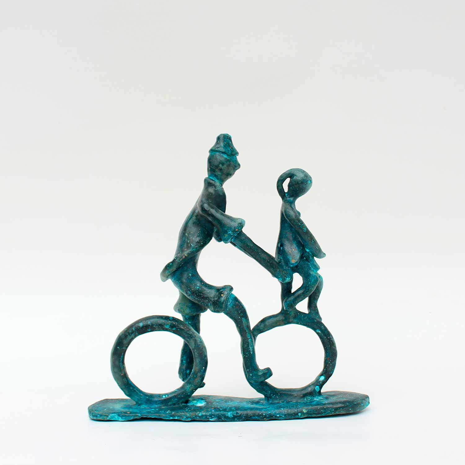 Didier Fournier, Cycliste, sculpture - Galerie de vente et d’achat d’art contemporain en ligne Artalistic