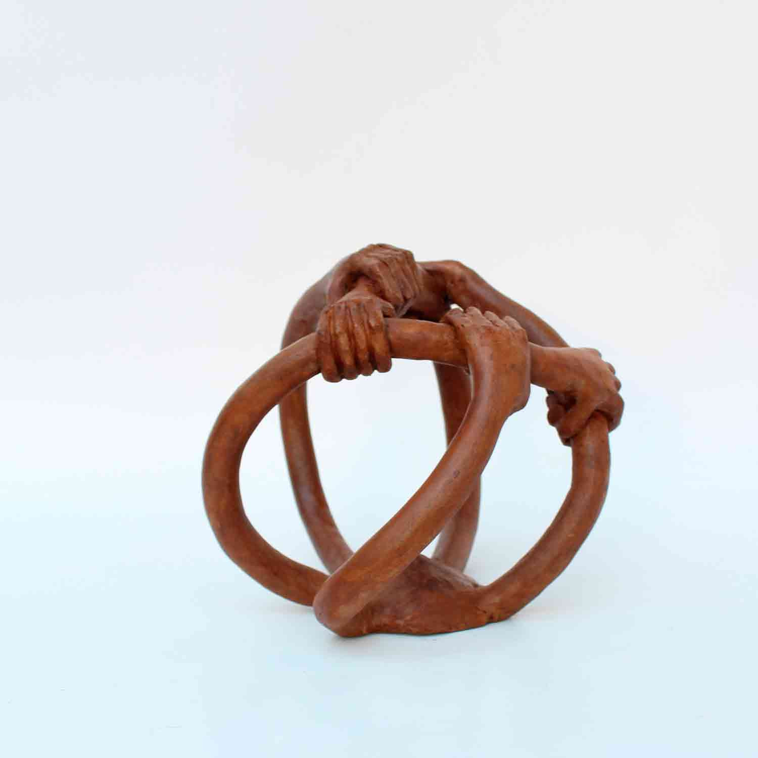 Didier Fournier, On se tient, sculpture - Galerie de vente et d’achat d’art contemporain en ligne Artalistic
