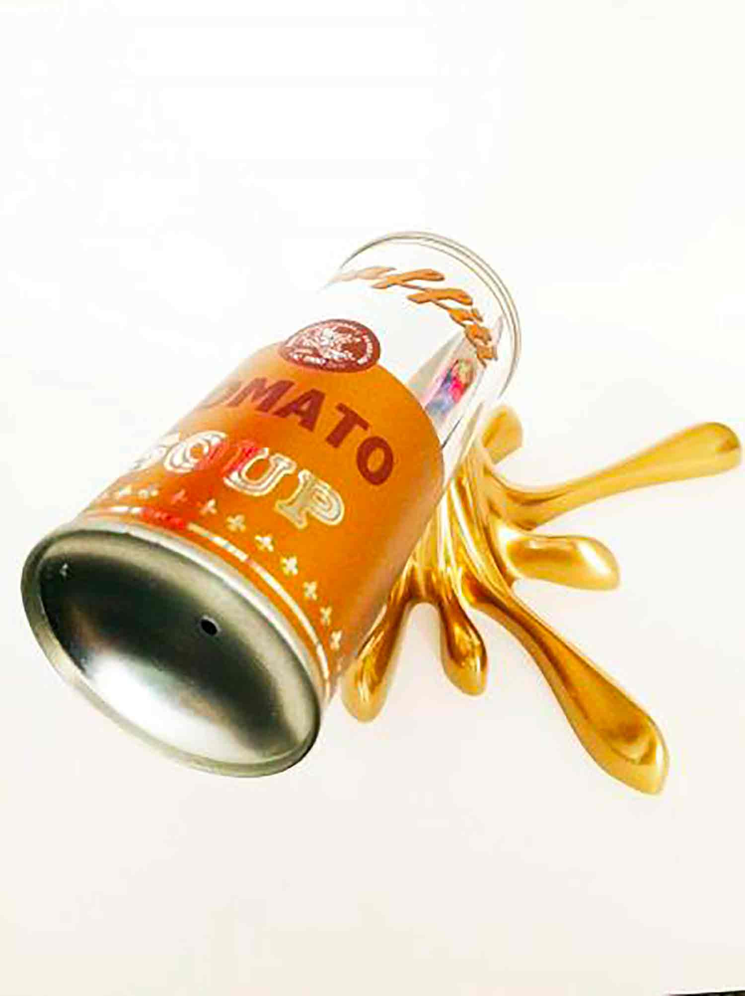 2Fast, Splash it tomato Gold, sculpture - Galerie de vente et d’achat d’art contemporain en ligne Artalistic