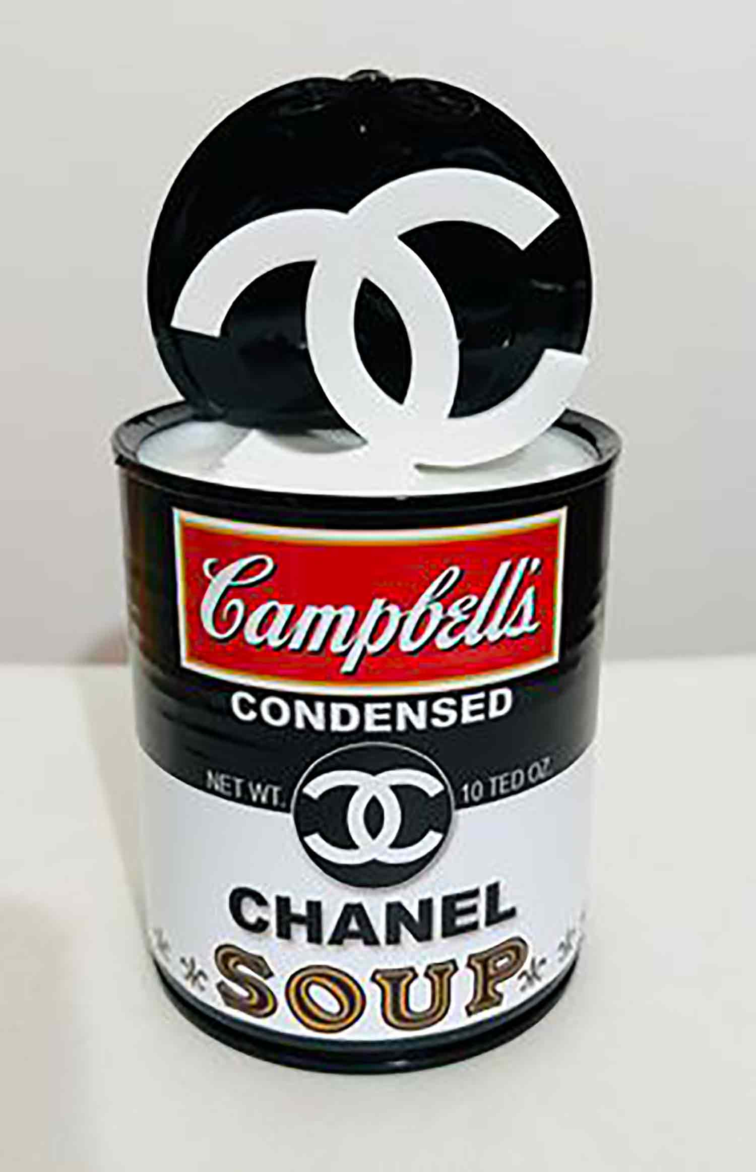 Ted Pop Art, Soup Campbell's Chanel, sculpture - Galerie de vente et d’achat d’art contemporain en ligne Artalistic