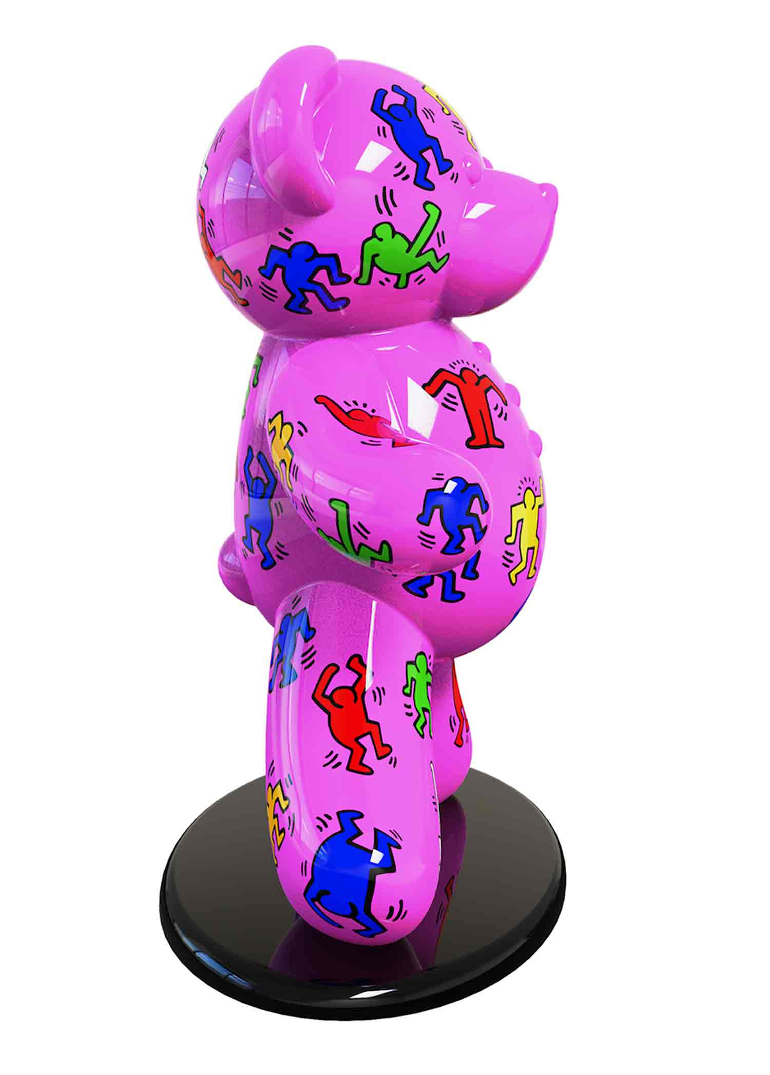 Gacko, Ours Pop Art, sculpture - Galerie de vente et d’achat d’art contemporain en ligne Artalistic