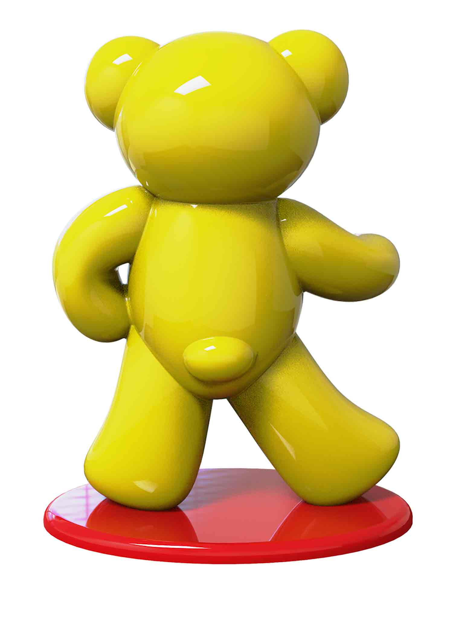 Gacko, Ours Pop Art, sculpture - Galerie de vente et d’achat d’art contemporain en ligne Artalistic