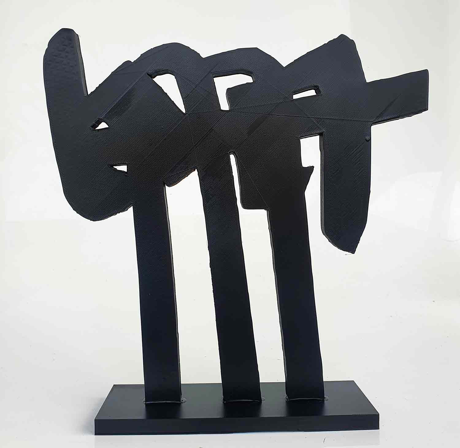 PyB, Outrenoir 2 Soulages, sculpture - Galerie de vente et d’achat d’art contemporain en ligne Artalistic