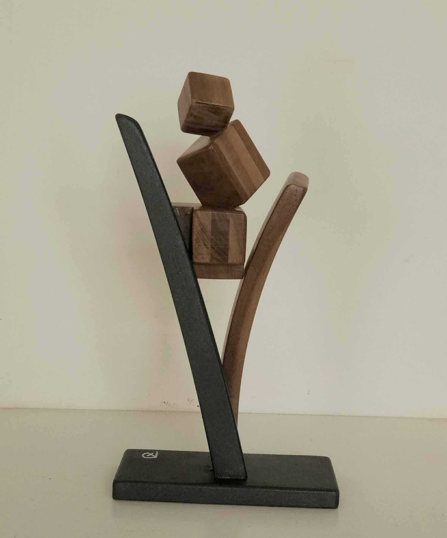 A+D Art, Equilibrio di cubi, sculpture - Galerie de vente et d’achat d’art contemporain en ligne Artalistic