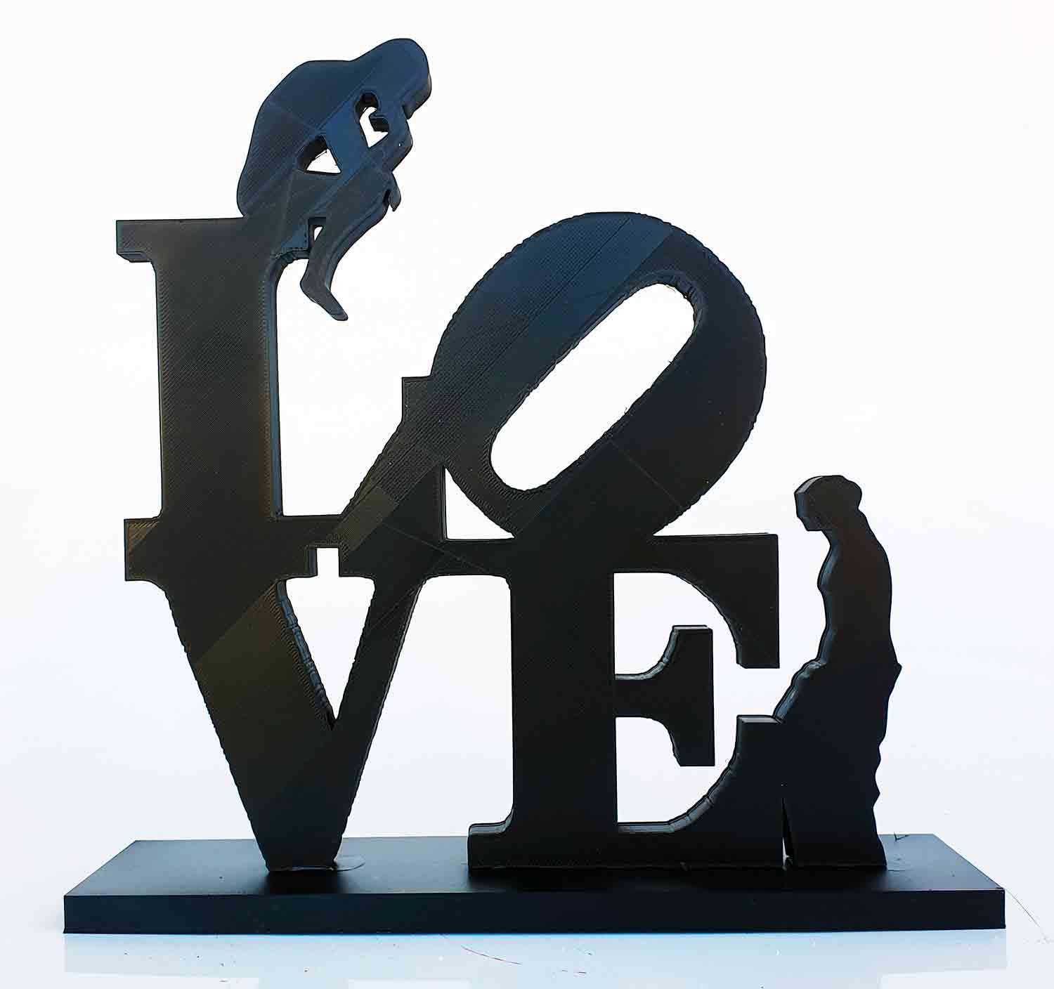 PyB, Love Venus et penseur, sculpture - Galerie de vente et d’achat d’art contemporain en ligne Artalistic