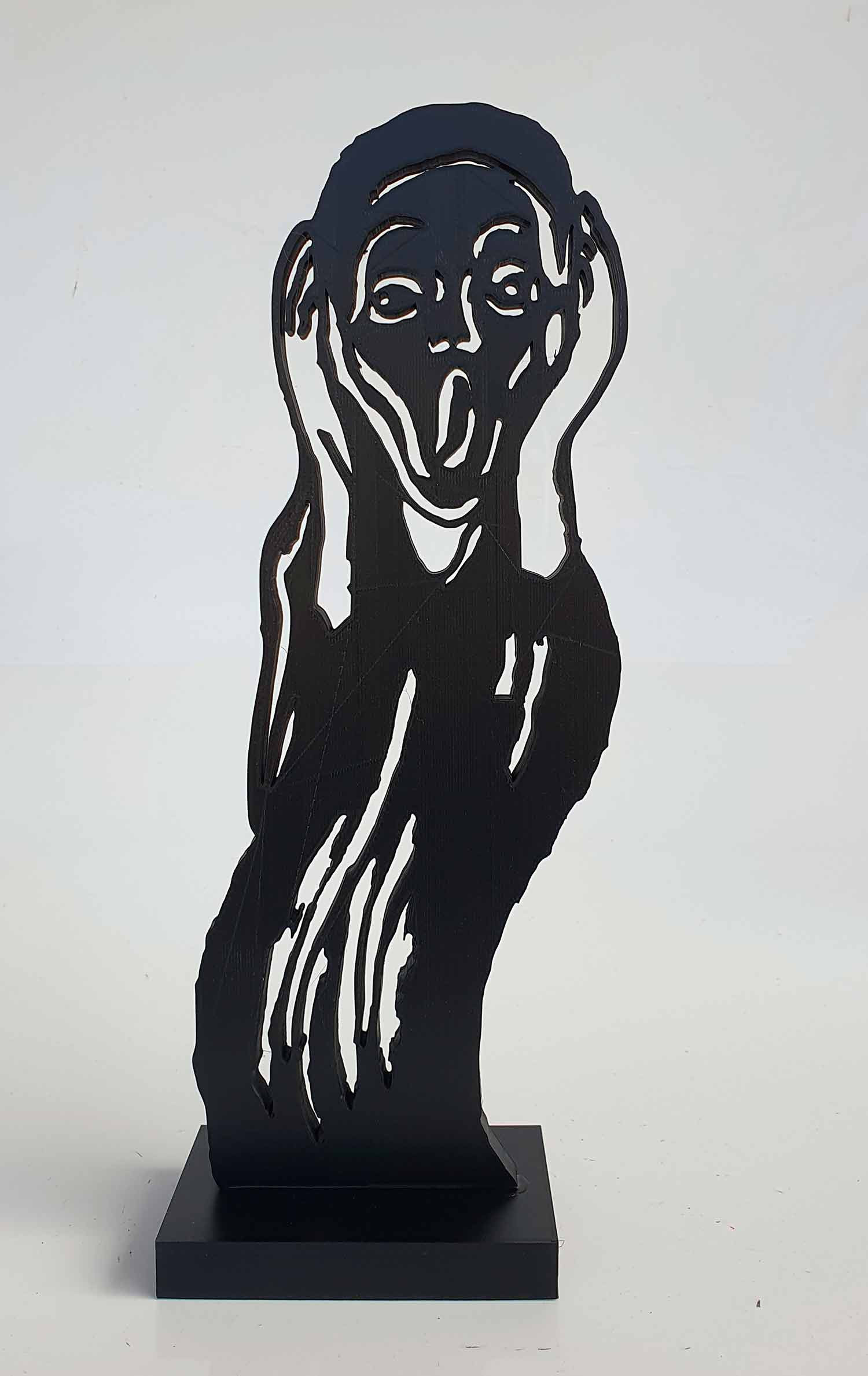 PyB, Cri de Munch, sculpture - Galerie de vente et d’achat d’art contemporain en ligne Artalistic