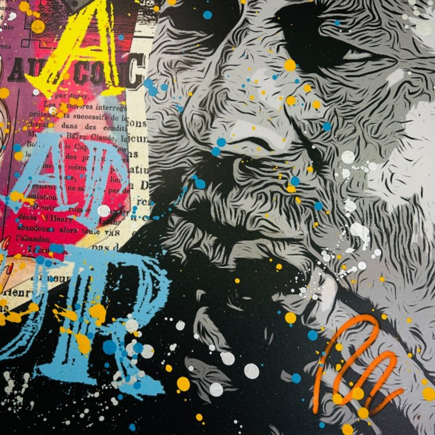 Talion, Serge Gainsbourg, peinture - Galerie de vente et d’achat d’art contemporain en ligne Artalistic