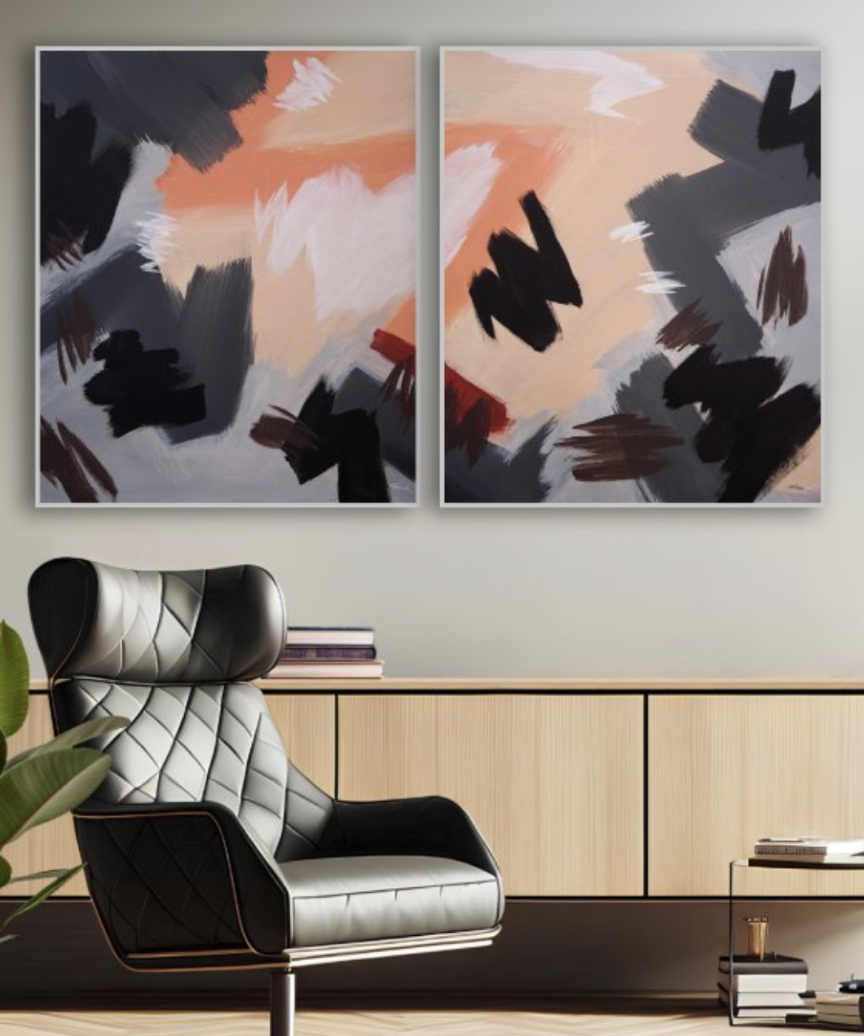 Tito Aok, Duo natural 31, peinture - Galerie de vente et d’achat d’art contemporain en ligne Artalistic