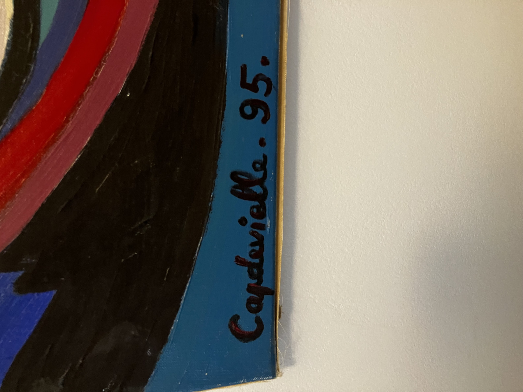 Alain Capdevielle, Composition 5, peinture - Galerie de vente et d’achat d’art contemporain en ligne Artalistic
