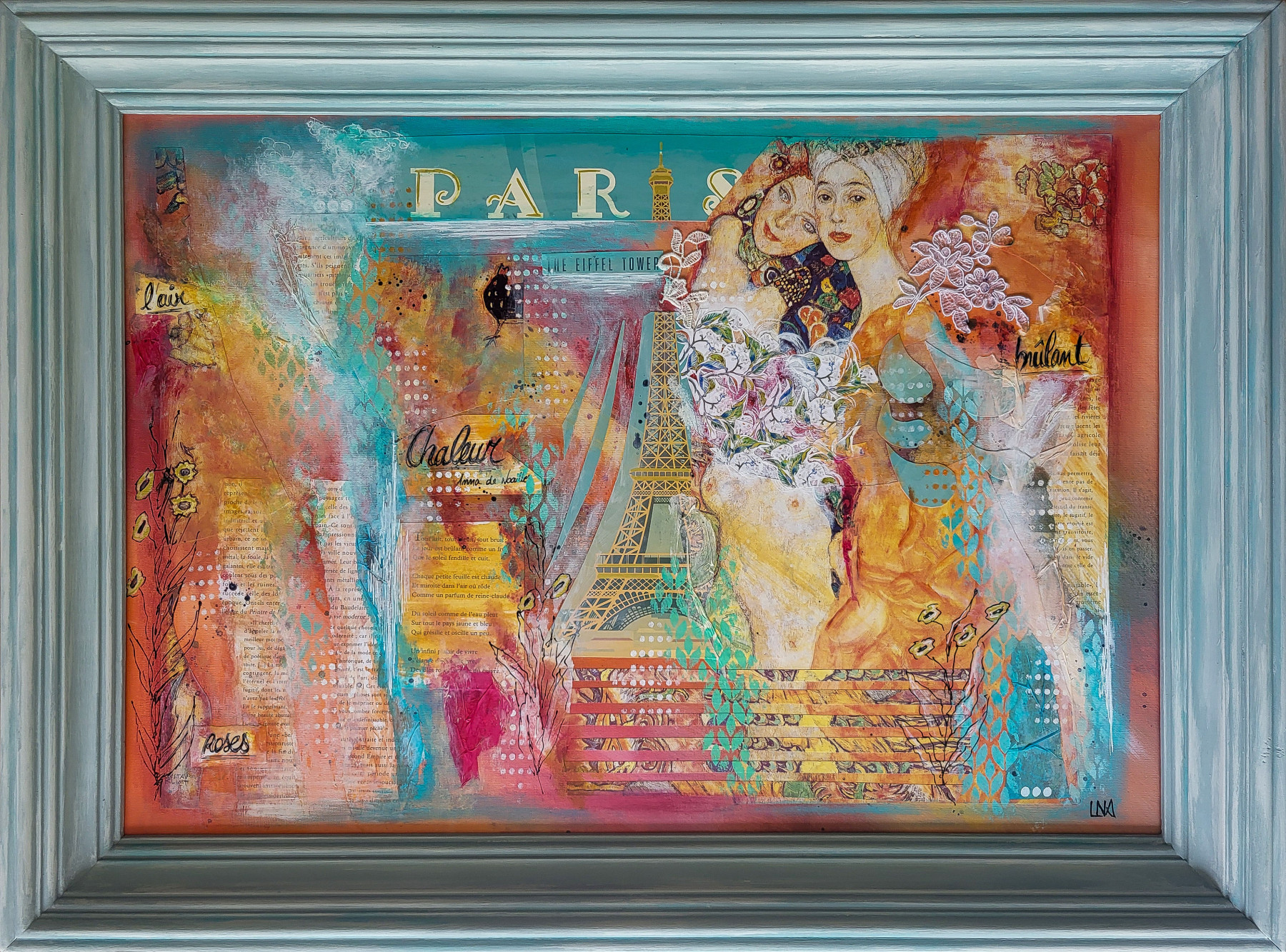 Helena Monniello, Sous le ciel de Paris, peinture - Galerie de vente et d’achat d’art contemporain en ligne Artalistic