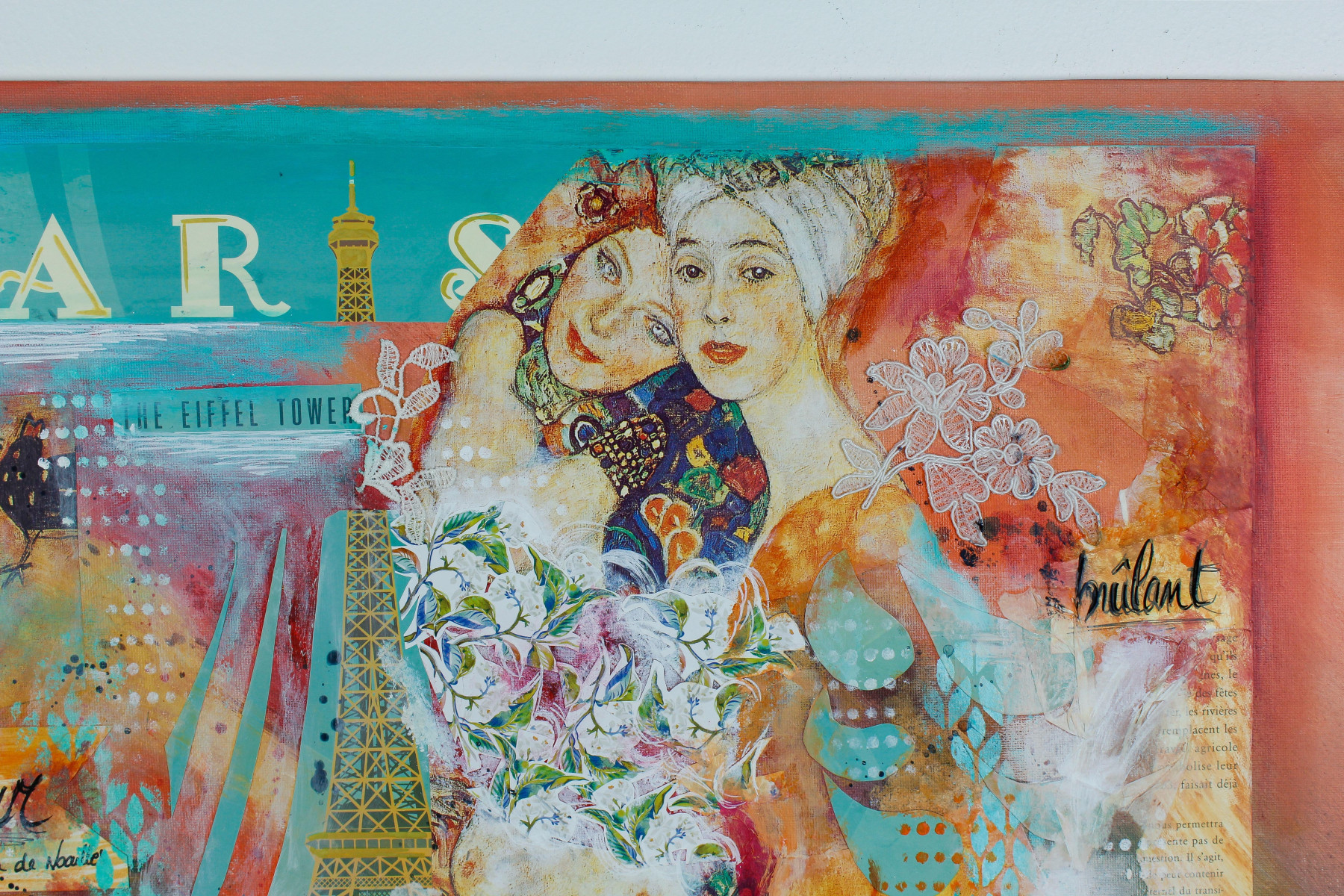Helena Monniello, Sous le ciel de Paris, peinture - Galerie de vente et d’achat d’art contemporain en ligne Artalistic