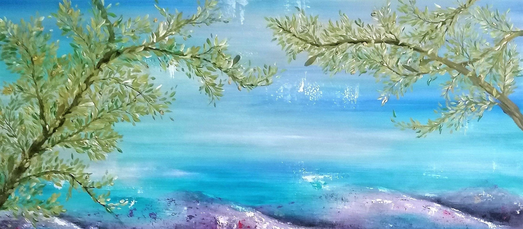 Anne Robin, Souvenirs de Provence, peinture - Galerie de vente et d’achat d’art contemporain en ligne Artalistic