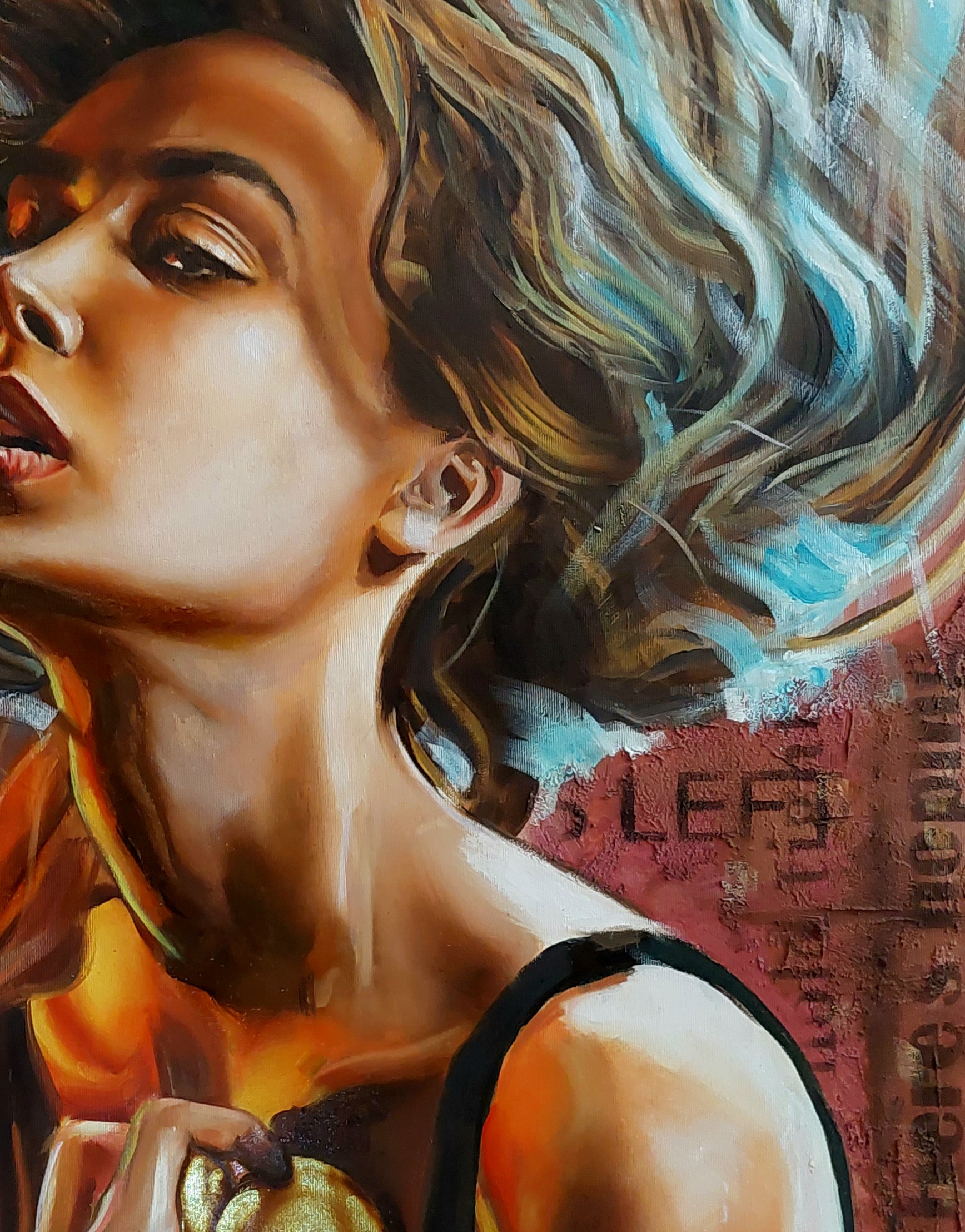 Simona Zecca, Sudden Blast, peinture - Galerie de vente et d’achat d’art contemporain en ligne Artalistic