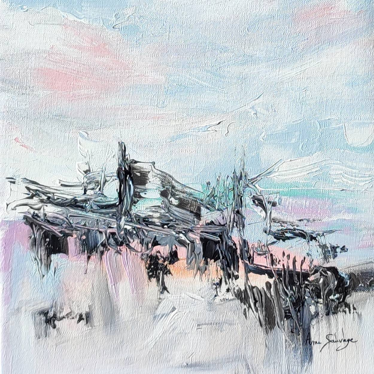 Âme Sauvage, Vent du nord, peinture - Galerie de vente et d’achat d’art contemporain en ligne Artalistic