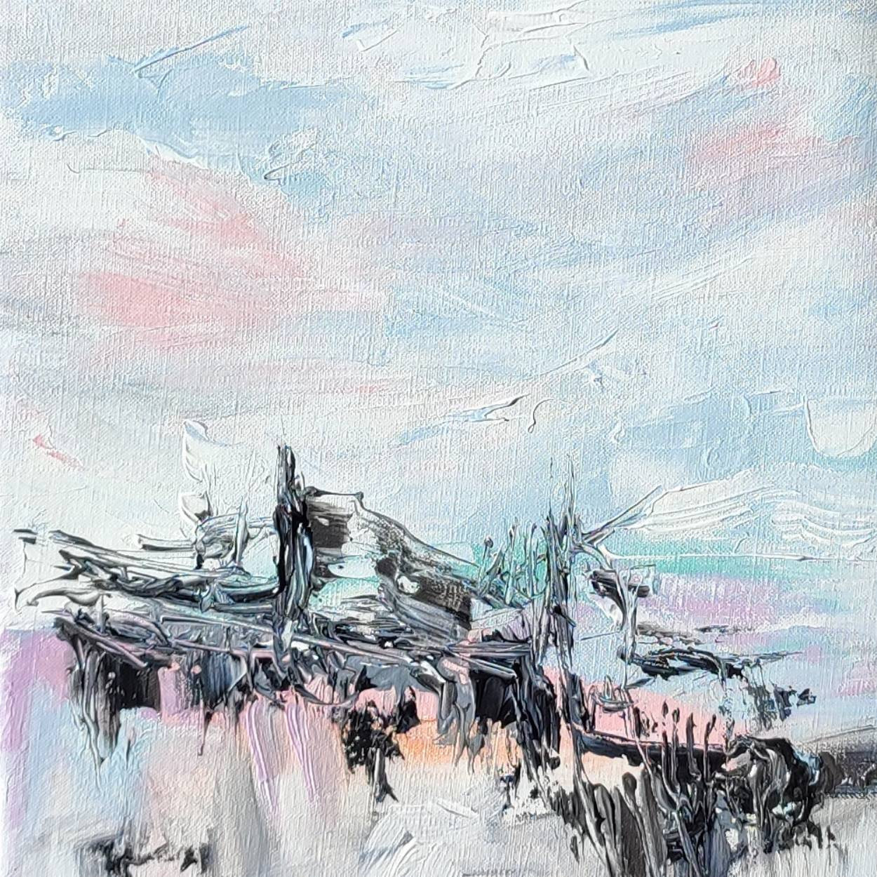 Âme Sauvage, Vent du nord, peinture - Galerie de vente et d’achat d’art contemporain en ligne Artalistic