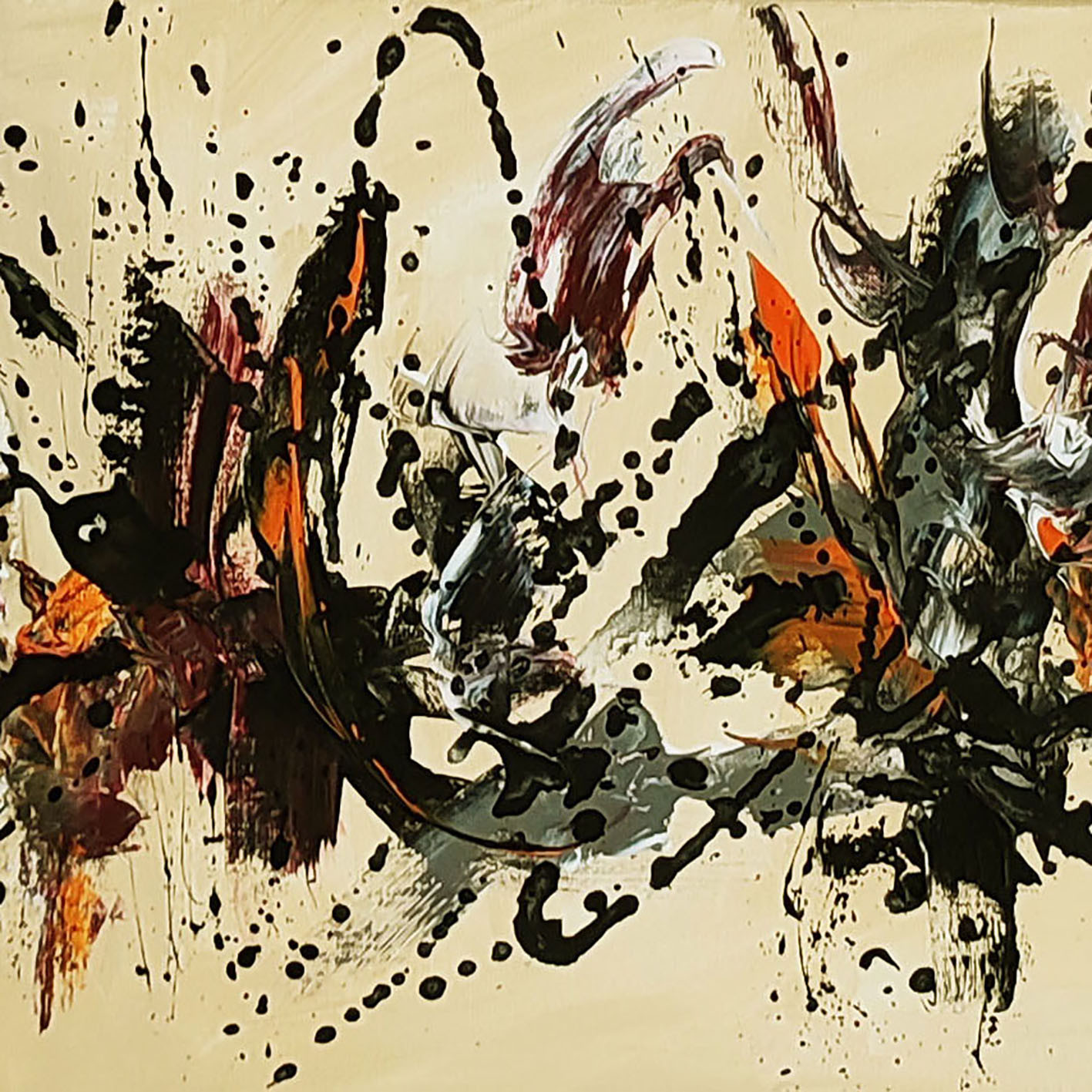 Âme Sauvage, Collision dans l'autre monde, peinture - Galerie de vente et d’achat d’art contemporain en ligne Artalistic