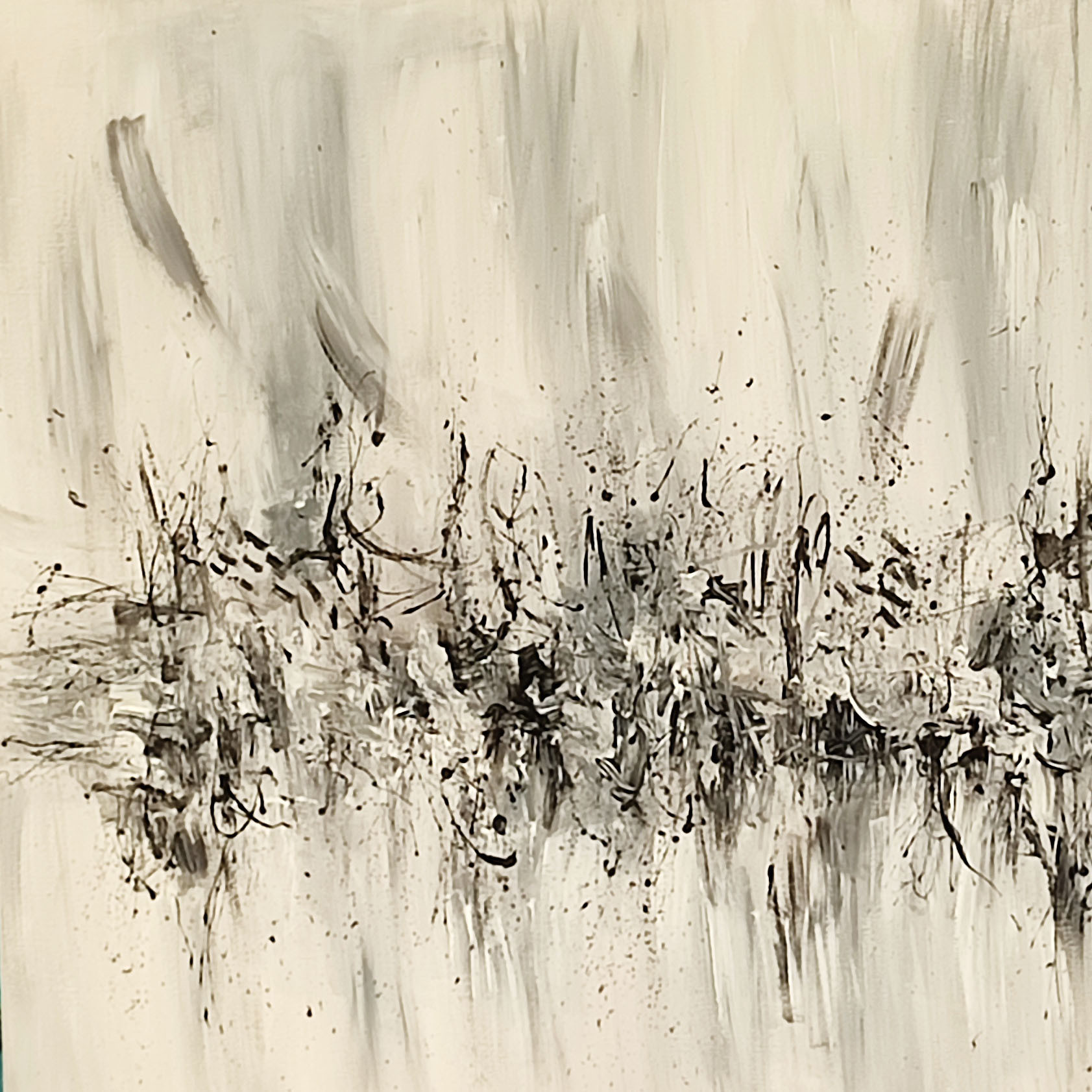 Âme Sauvage, tempête de neige, peinture - Galerie de vente et d’achat d’art contemporain en ligne Artalistic