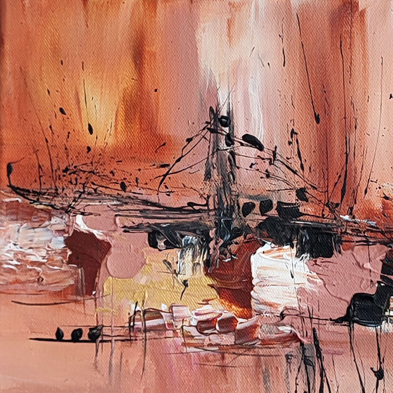 Âme Sauvage, La dame du marais, peinture - Galerie de vente et d’achat d’art contemporain en ligne Artalistic