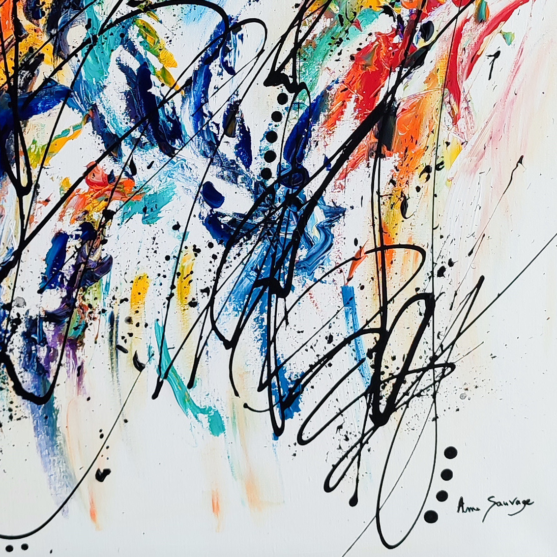 Âme Sauvage, Magie créatrice, peinture - Galerie de vente et d’achat d’art contemporain en ligne Artalistic