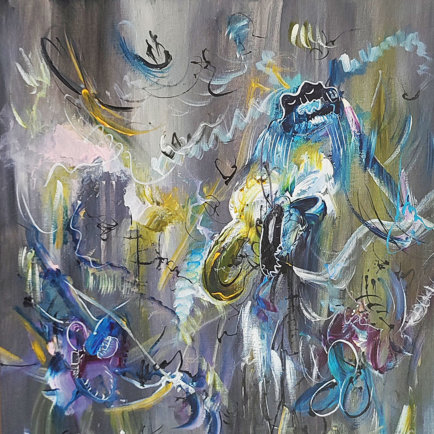 Âme Sauvage, Joie des papillons, peinture - Galerie de vente et d’achat d’art contemporain en ligne Artalistic